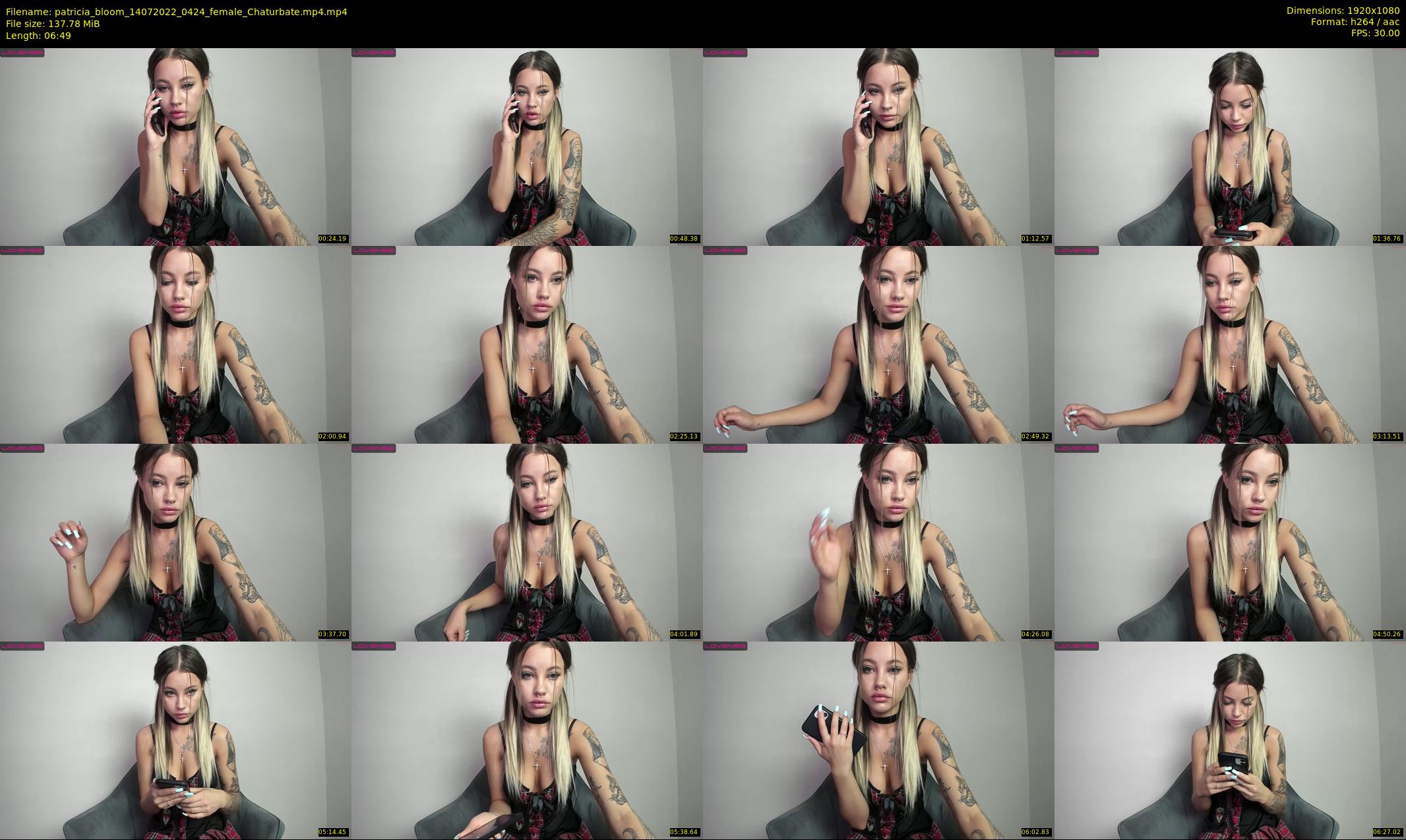 patricia_bloom — 7 minute Chaturbate female cam show recording, 1080p, Jul 14, 2022