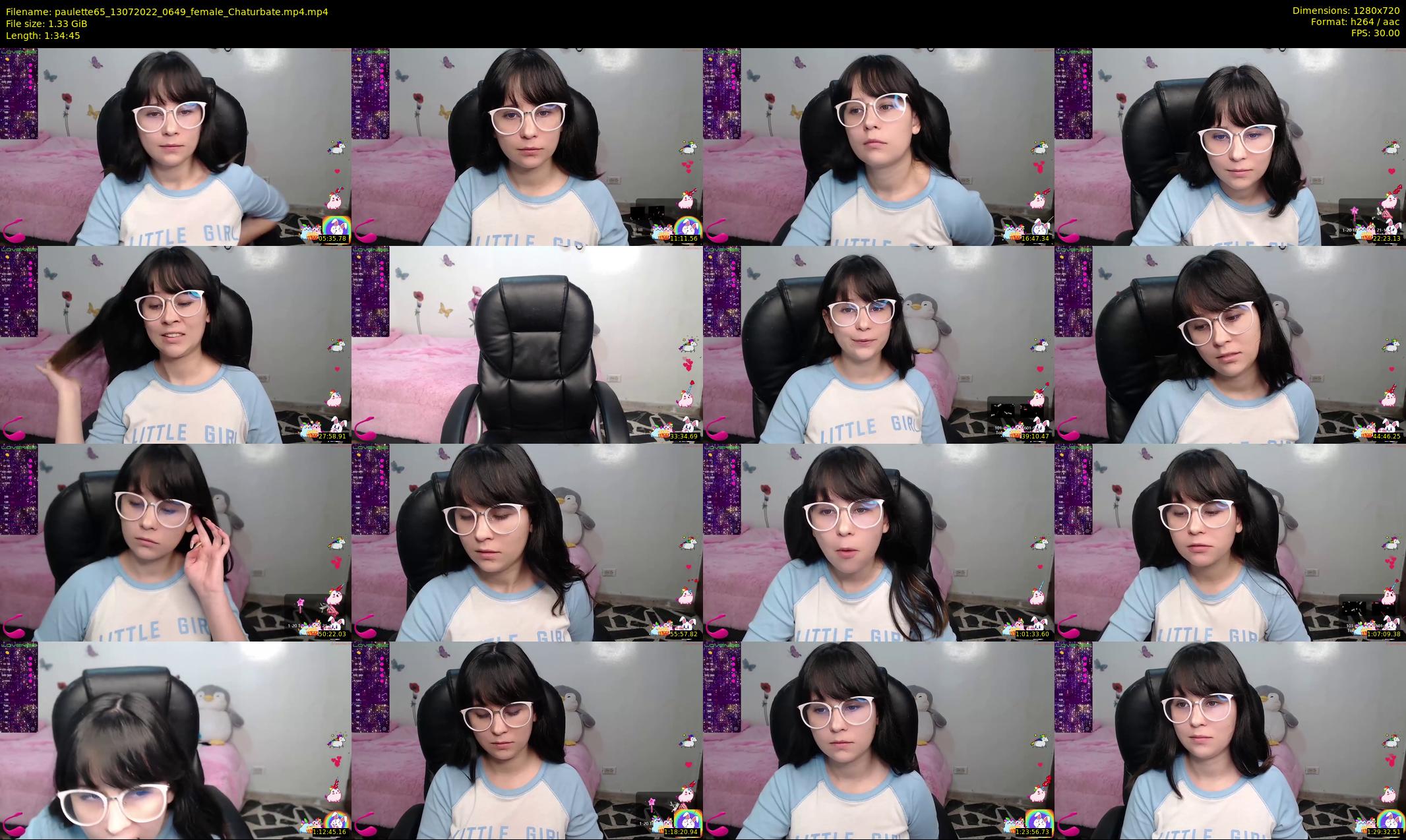 paulette65 — 95 minute Chaturbate female cam show recording, 720p, Jul 13, 2022