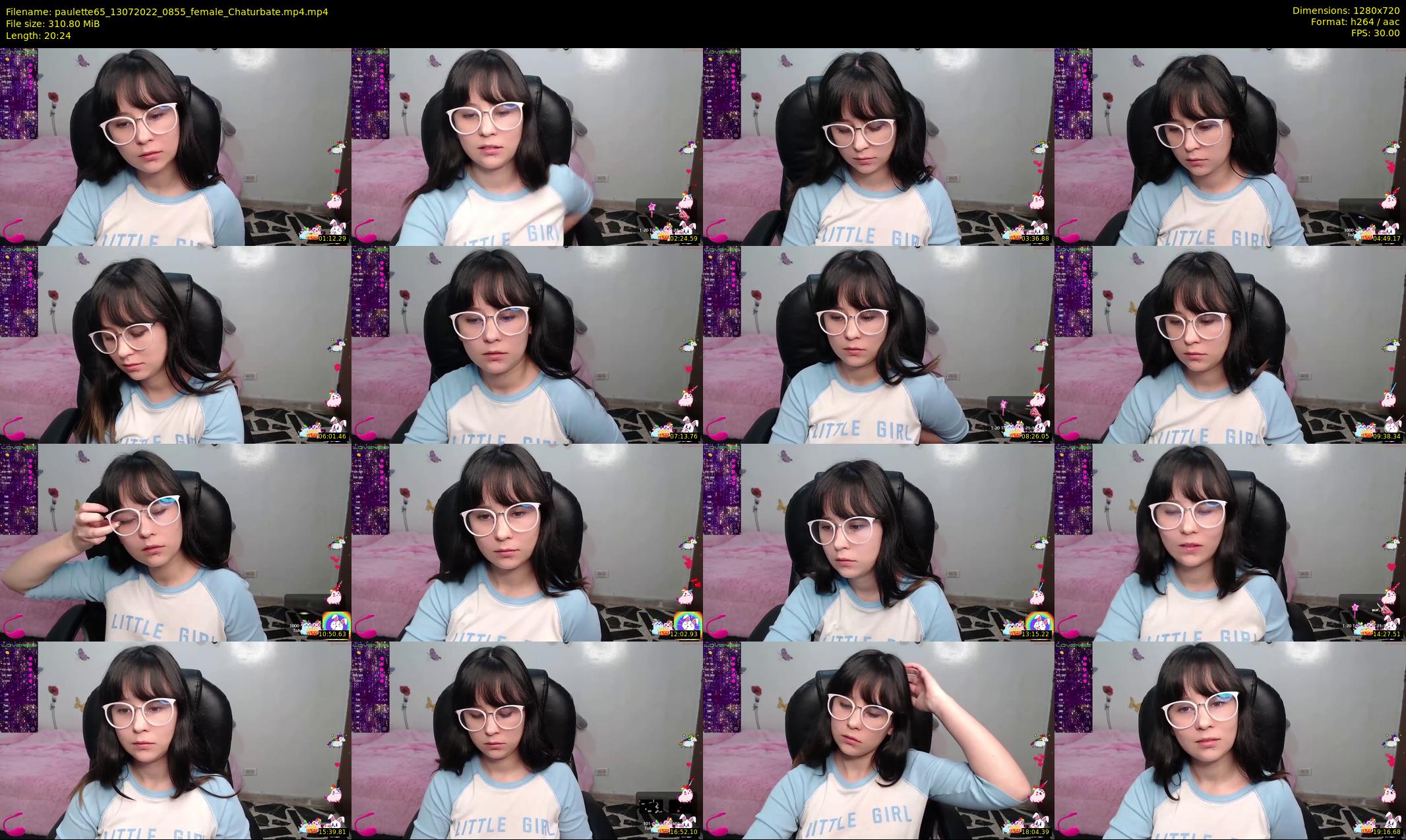 paulette65 — 21 minute Chaturbate female cam show recording, 720p, Jul 13, 2022