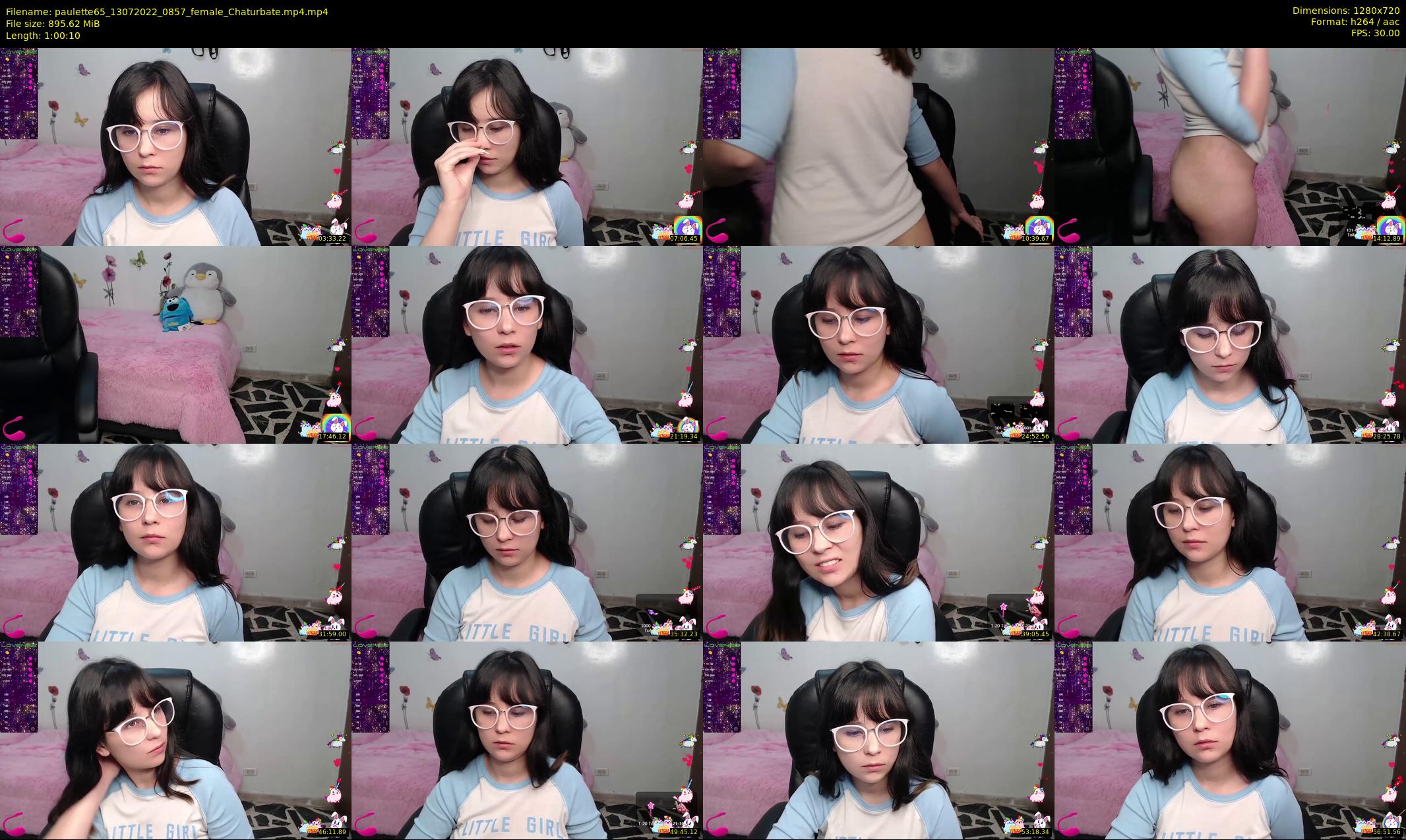 paulette65 — 61 minute Chaturbate female cam show recording, 720p, Jul 13, 2022
