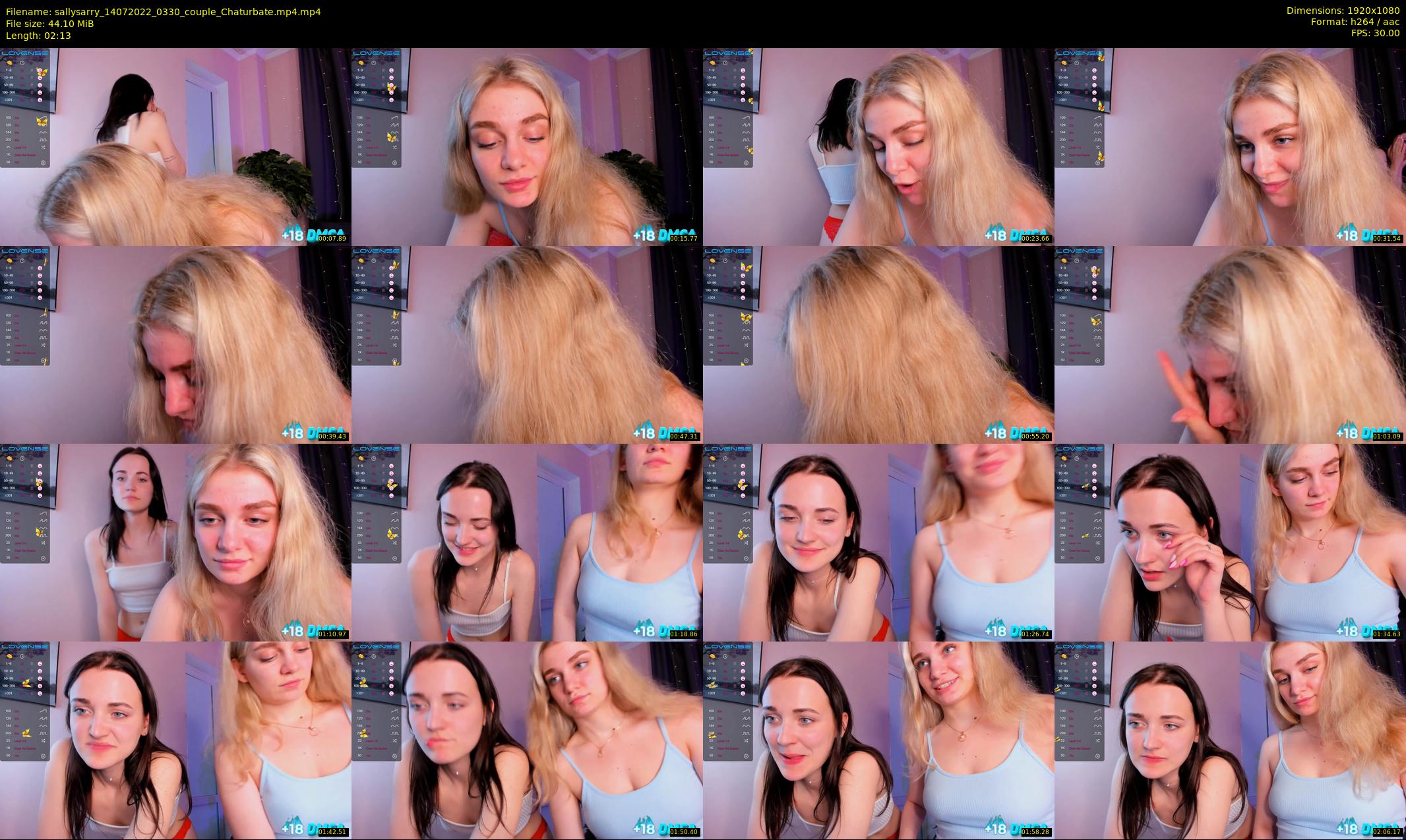 sallysarry — 3 minute Chaturbate couple cam show recording, 1080p, Jul 14, 2022
