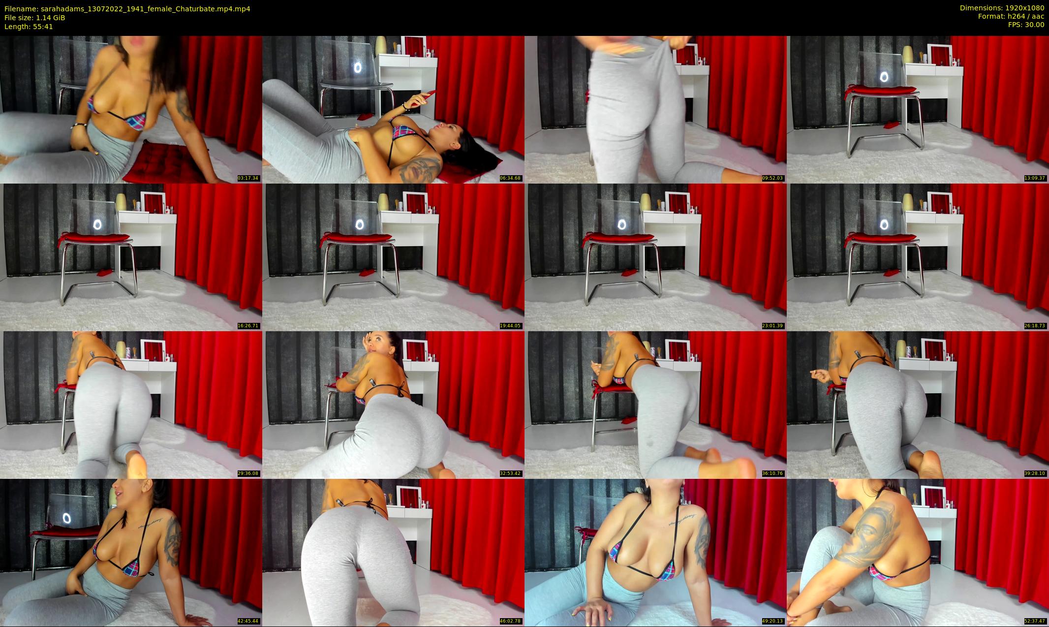 sarahadams — 56 minute Chaturbate female cam show recording, 1080p, Jul 13, 2022