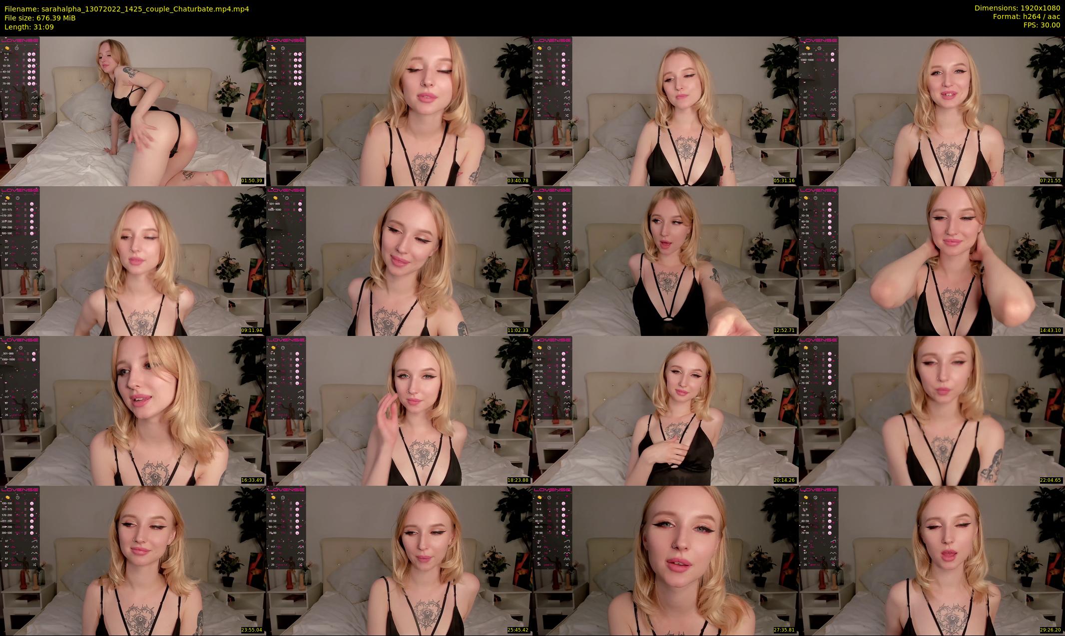 sarahalpha — 32 minute Chaturbate couple cam show recording, 1080p, Jul 13, 2022
