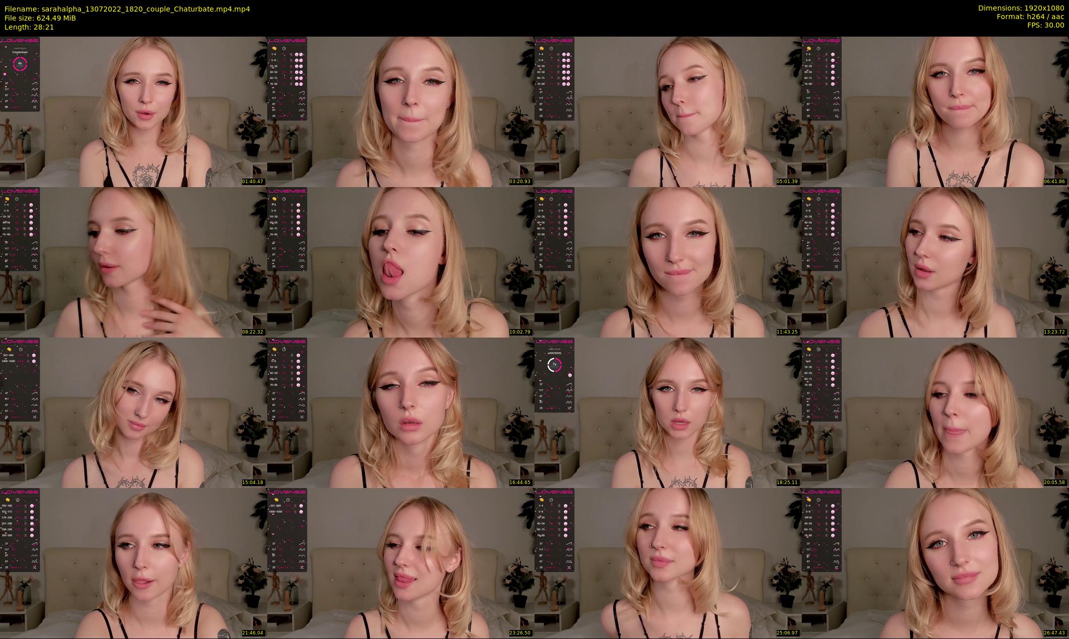 sarahalpha — 29 minute Chaturbate couple cam show recording, 1080p, Jul 13, 2022
