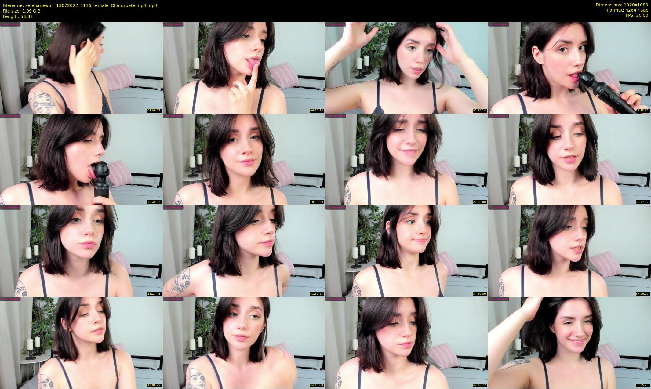 selenanewolf — 54 minute Chaturbate couple cam show recording, 1080p, Jul 13, 2022