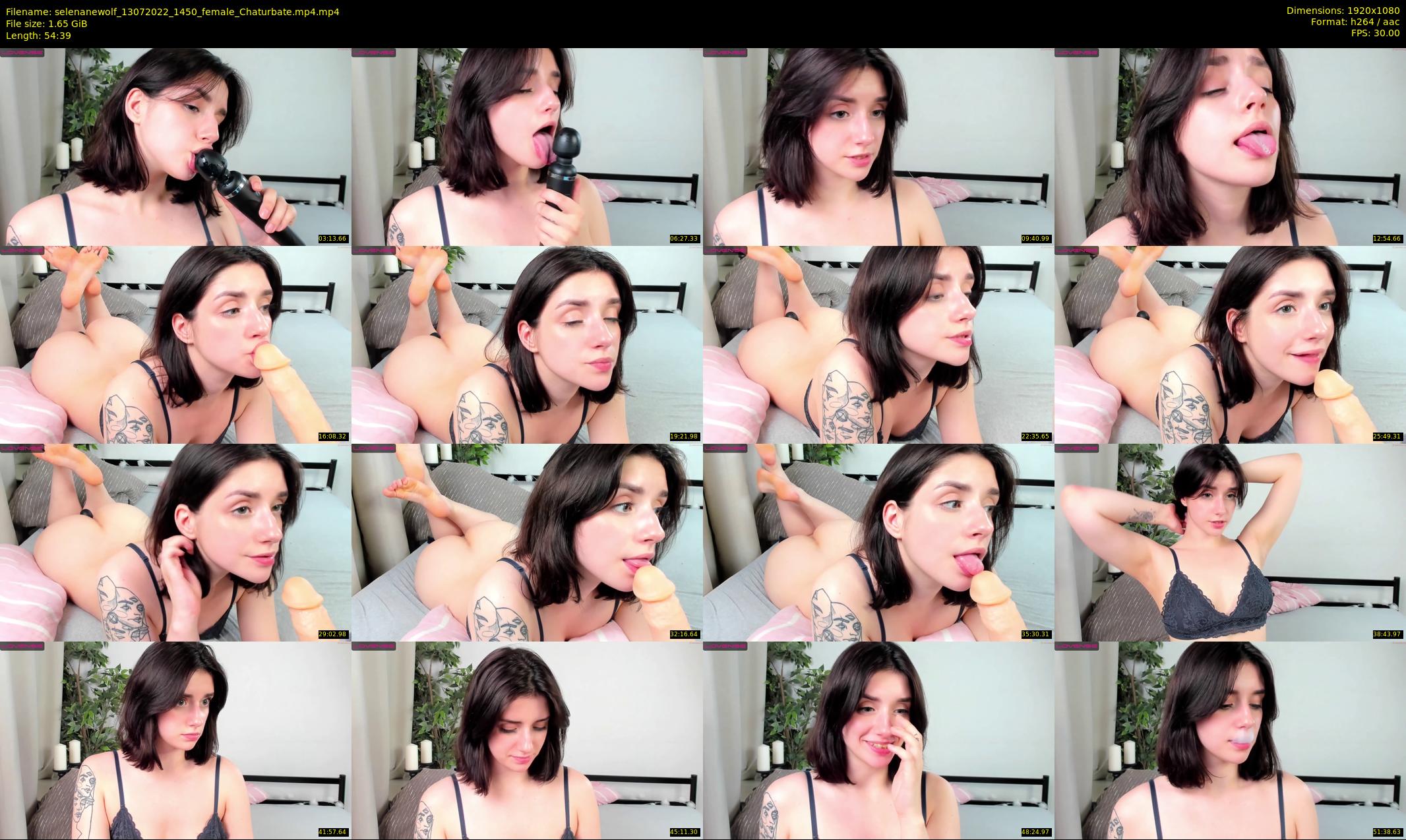 selenanewolf — 55 minute Chaturbate couple cam show recording, 1080p, Jul 13, 2022