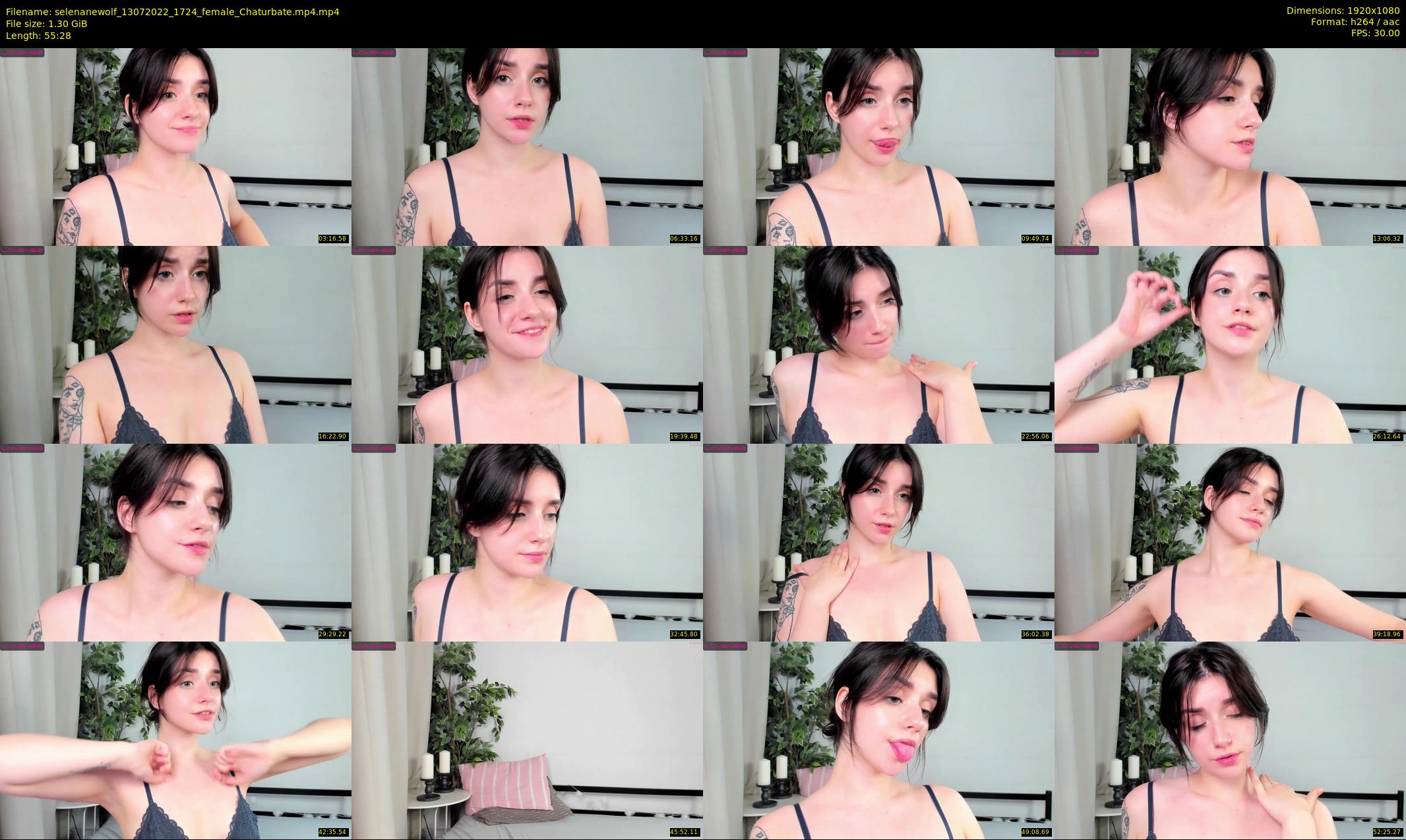 selenanewolf — 56 minute Chaturbate couple cam show recording, 1080p, Jul 13, 2022