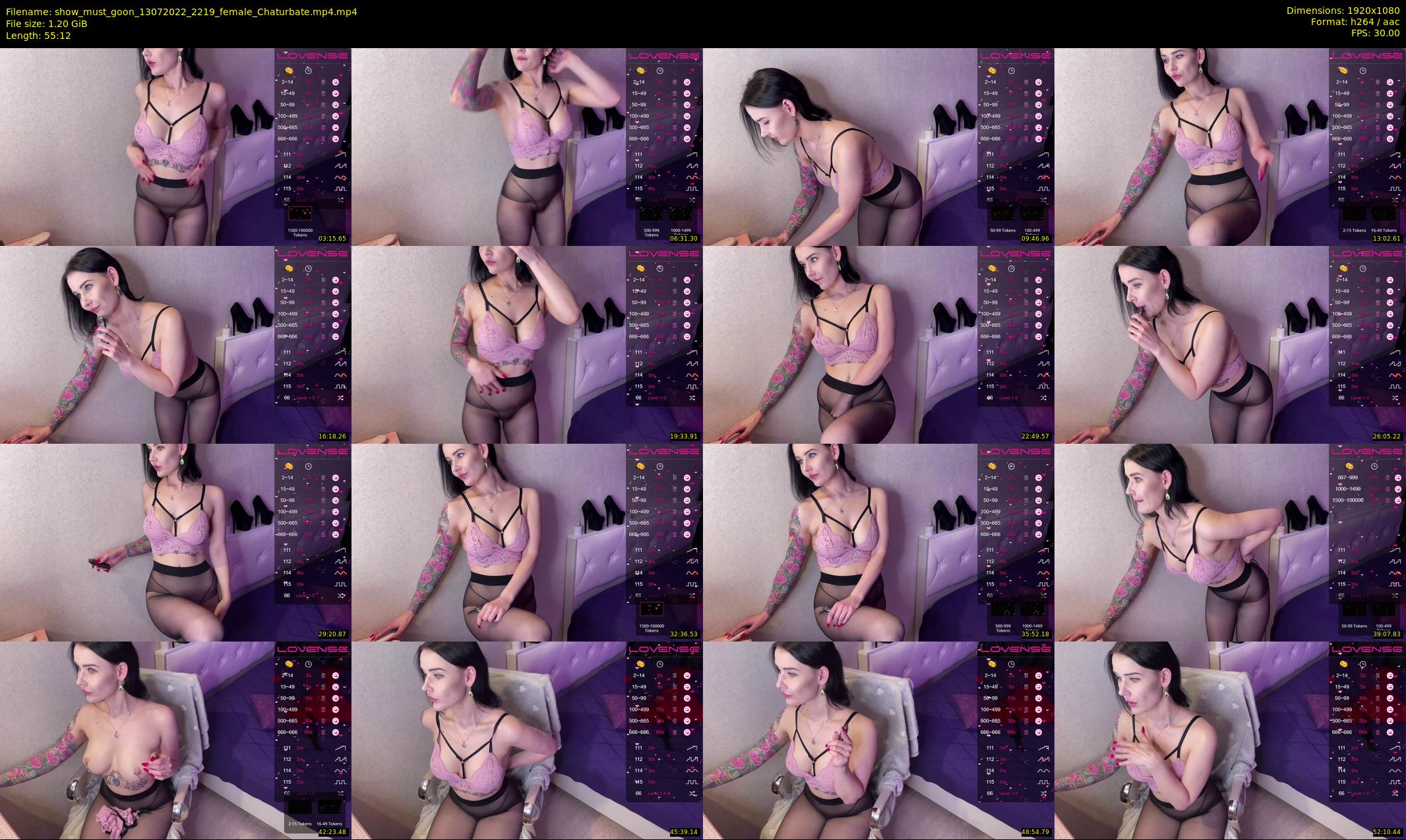 show_must_goon — 56 minute Chaturbate female cam show recording, 1080p, Jul 13, 2022