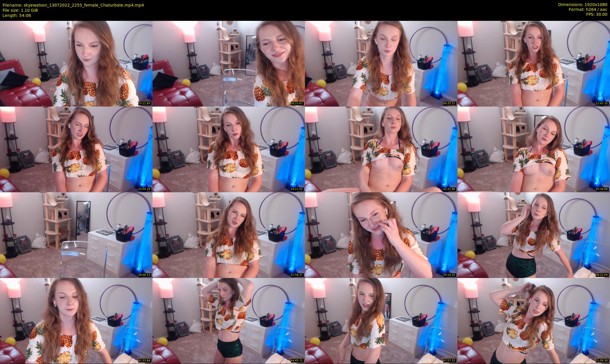 skyewatson — 55 minute Chaturbate female cam show recording, 1080p, Jul 13, 2022