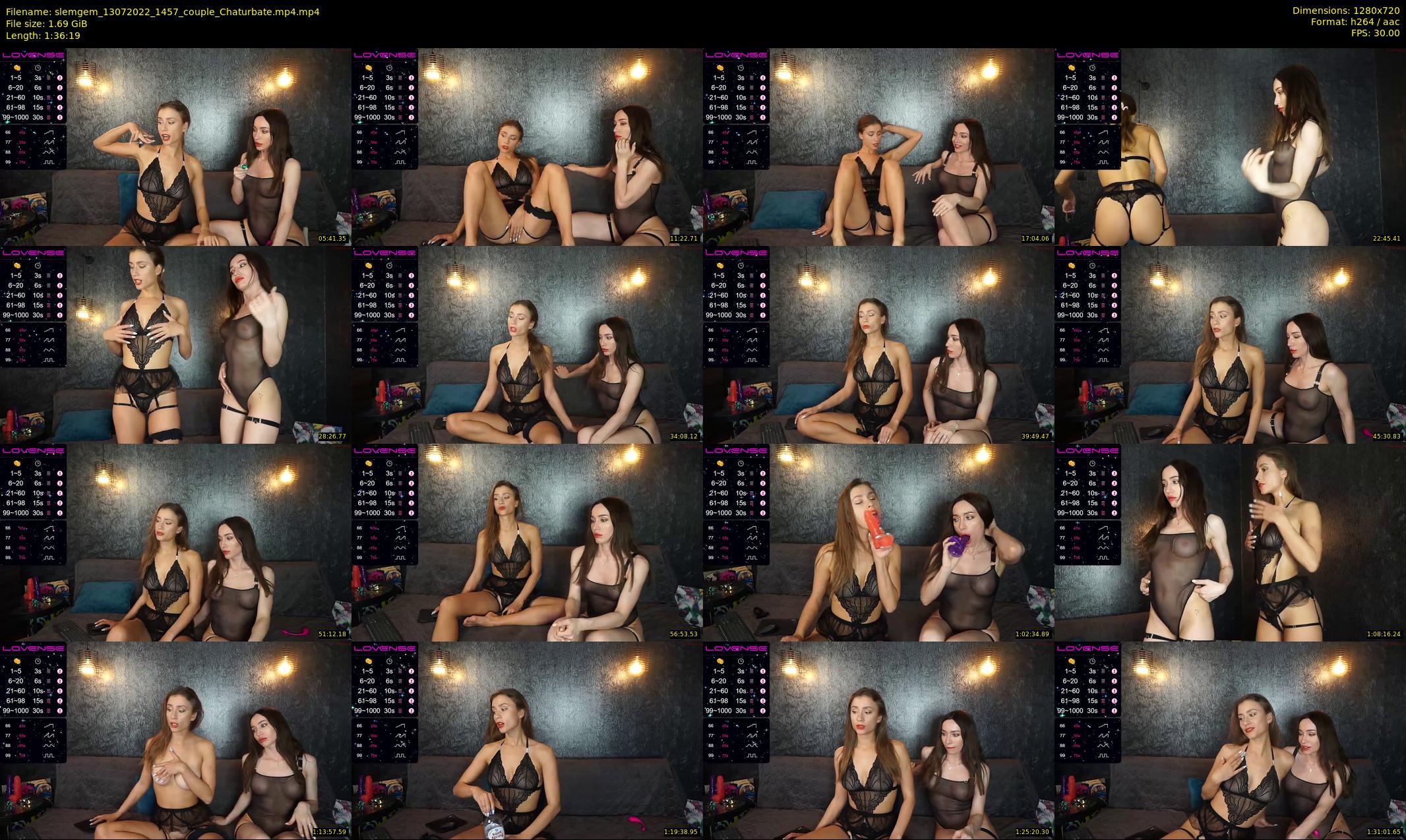 slemgem — 97 minute Chaturbate couple cam show recording, 720p, Jul 13, 2022