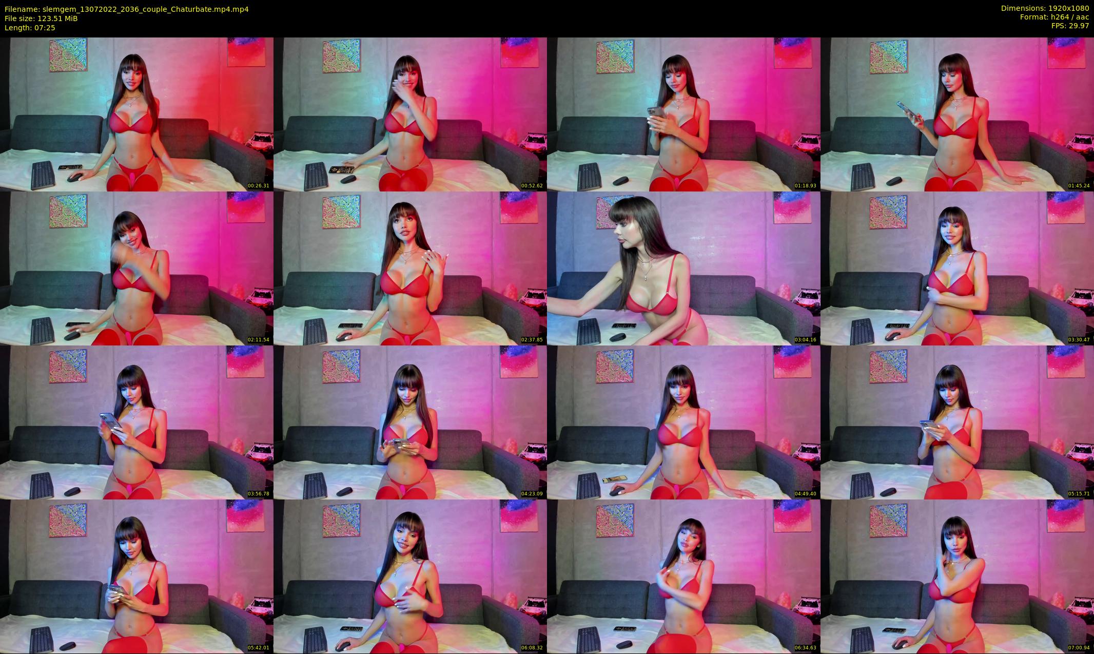 slemgem — 8 minute Chaturbate couple cam show recording, 1080p, Jul 13, 2022