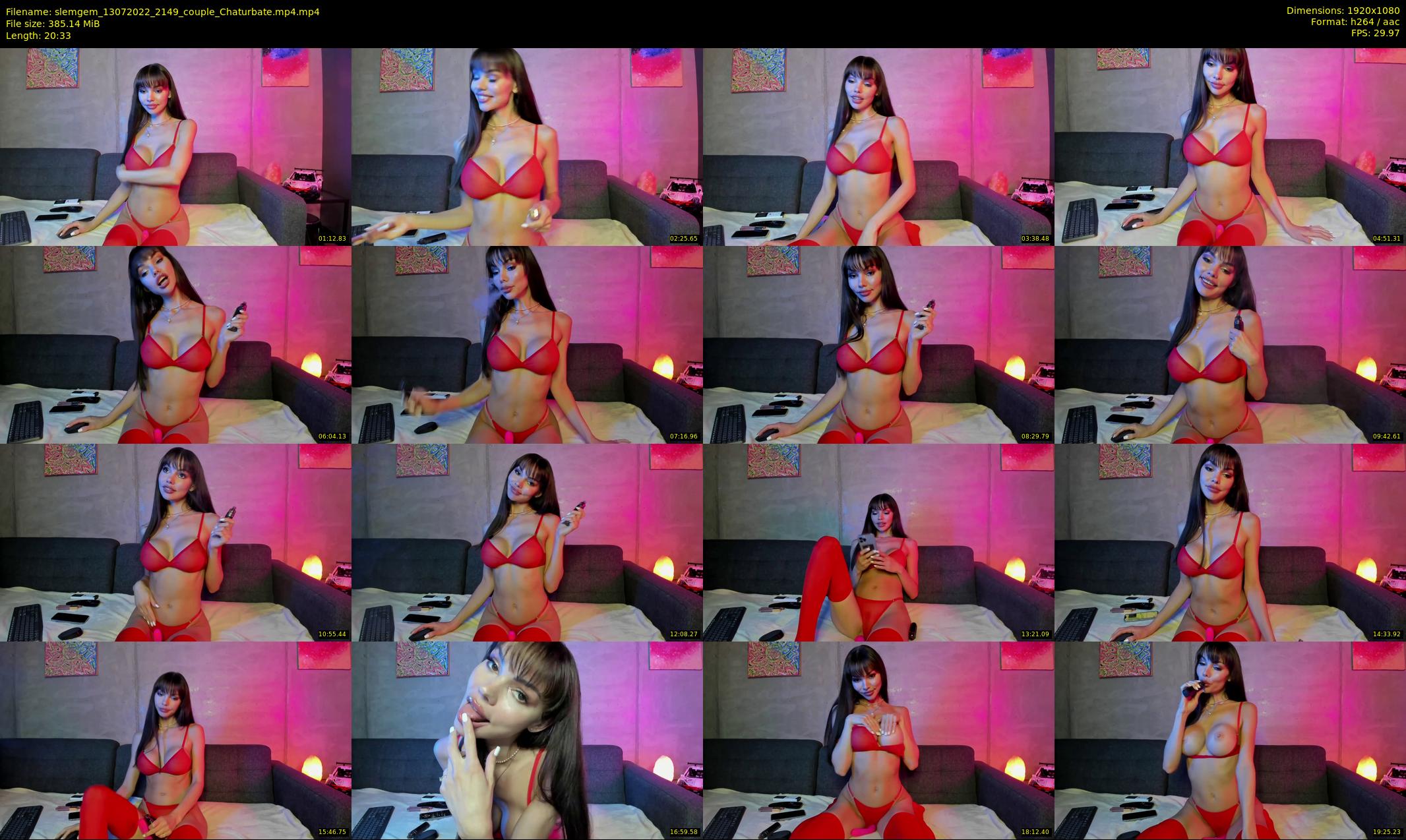 slemgem — 21 minute Chaturbate couple cam show recording, 1080p, Jul 13, 2022