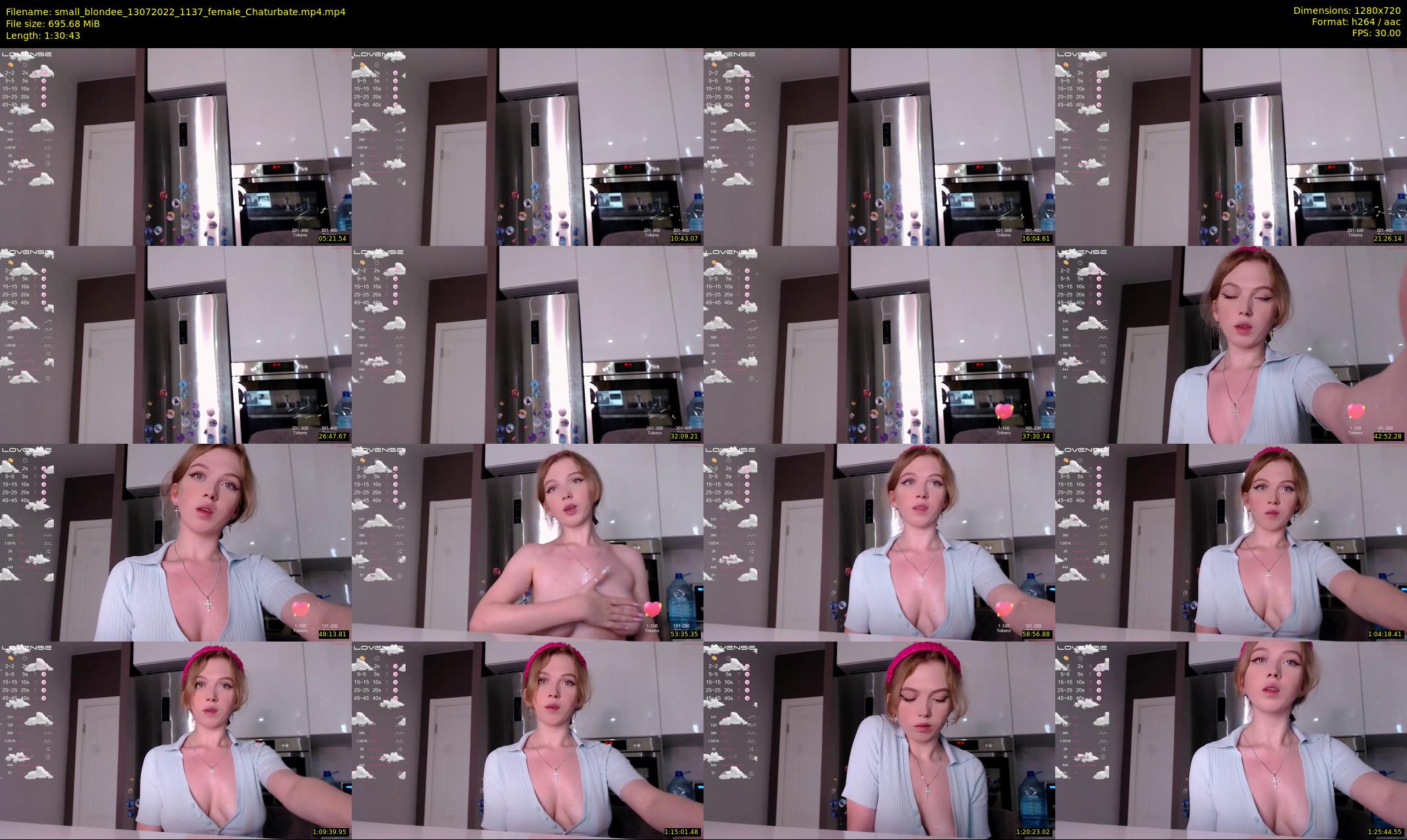 small_blondee — 91 minute Chaturbate female cam show recording, 720p, Jul 13, 2022