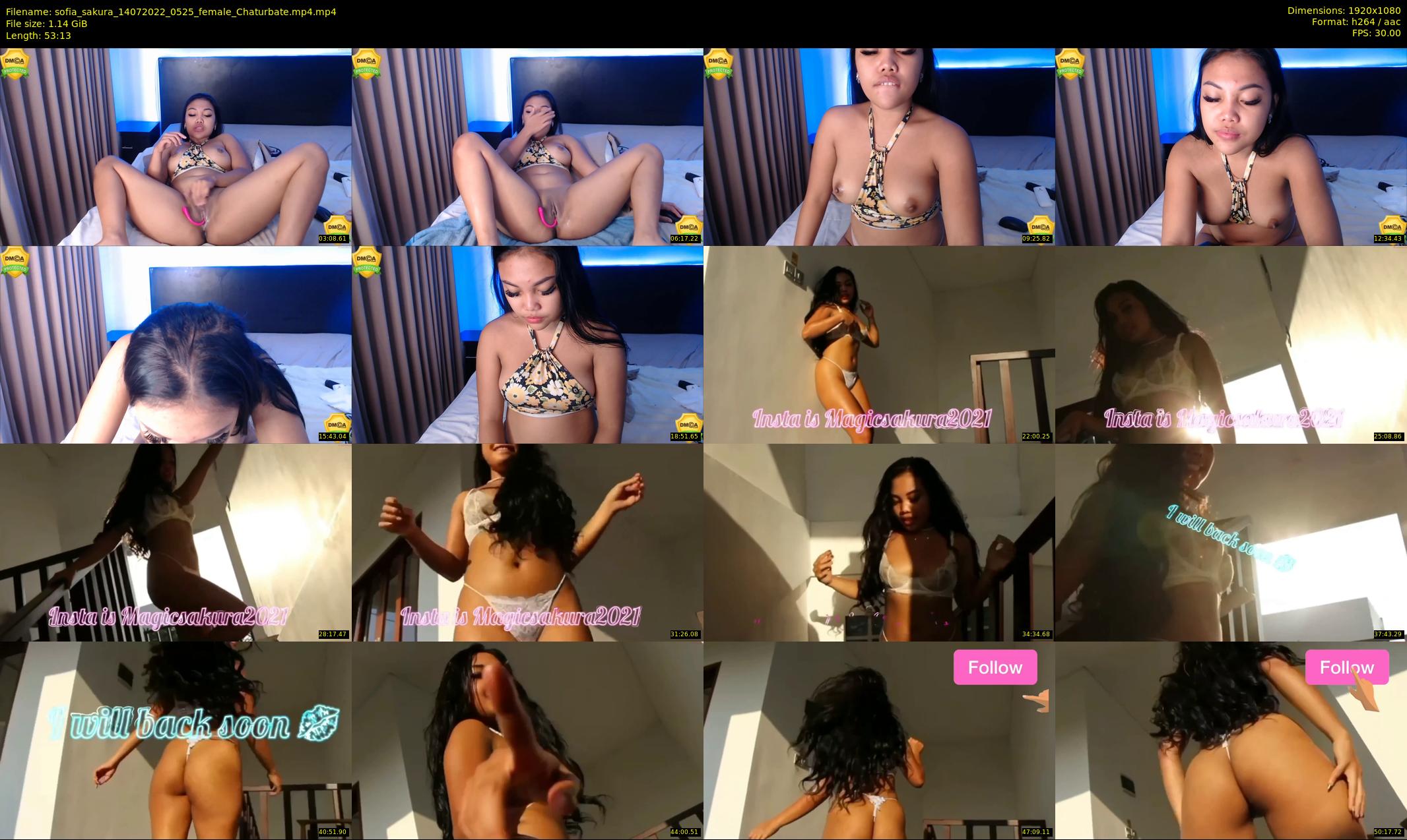 sofia_sakura — 54 minute Chaturbate female cam show recording, 1080p, Jul 14, 2022