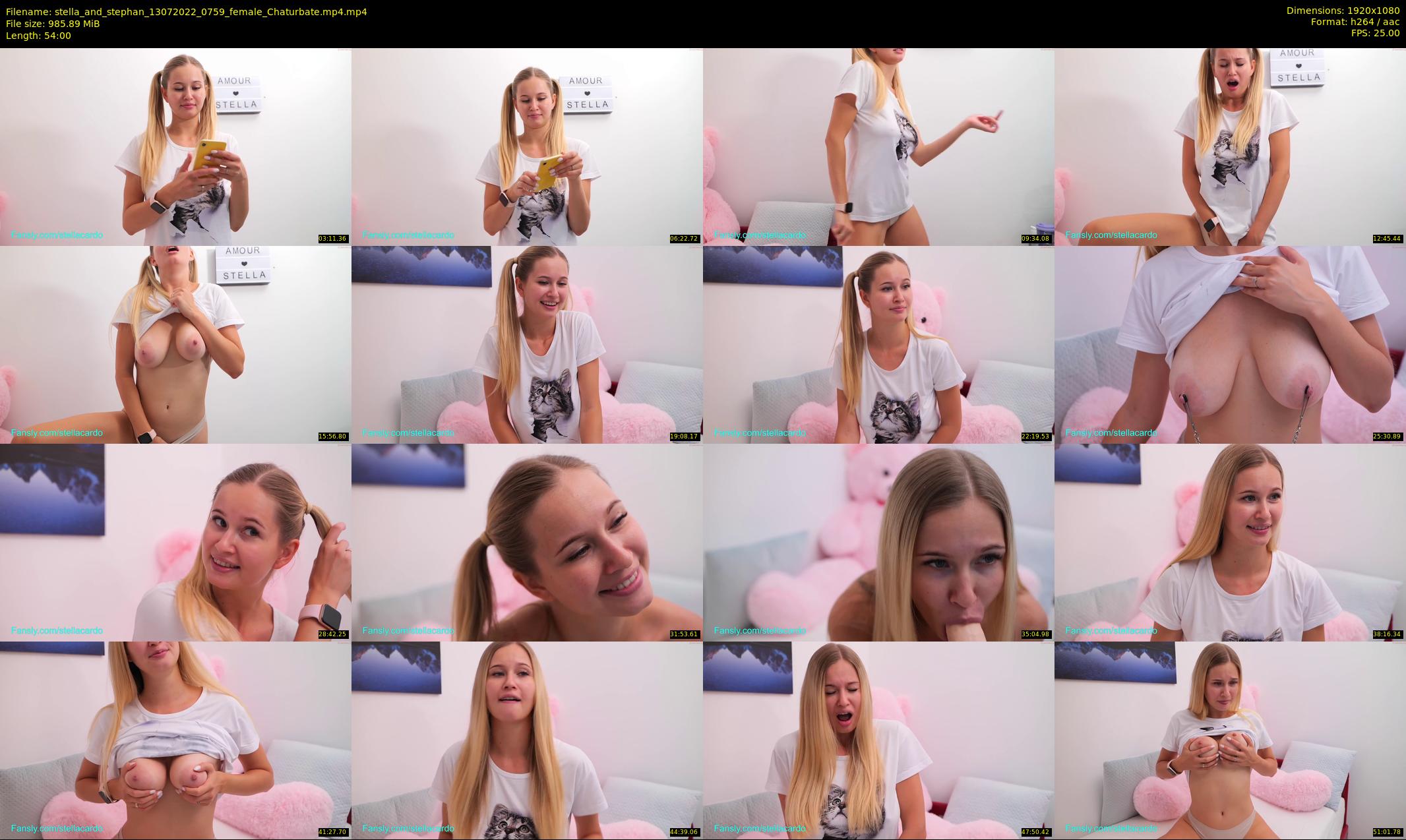 stella_and_stephan — 54 minute Chaturbate couple cam show recording, 1080p, Jul 13, 2022