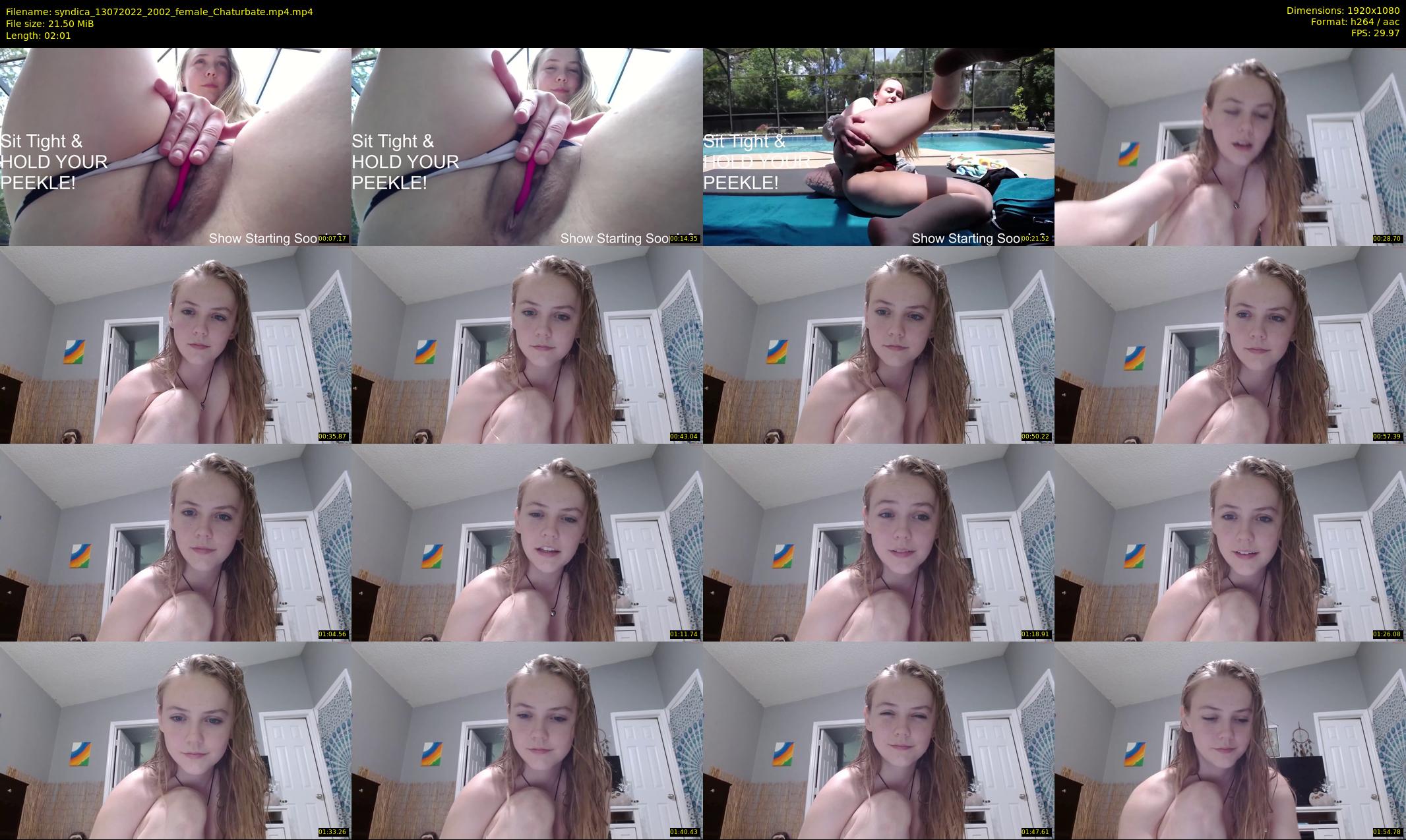 syndica — 3 minute Chaturbate female cam show recording, 1080p, Jul 13, 2022