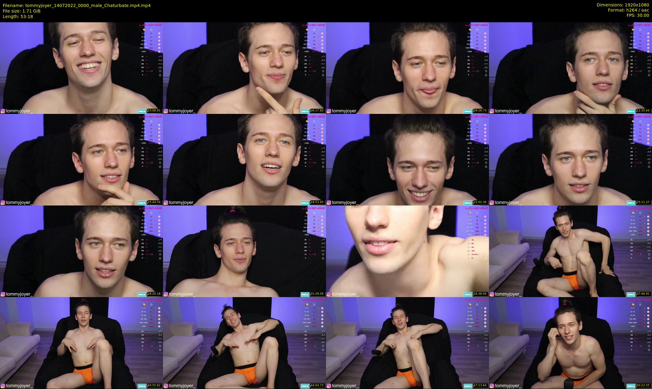 tommyjoyer — 54 minute Chaturbate male cam show recording, 1080p, Jul 14, 2022