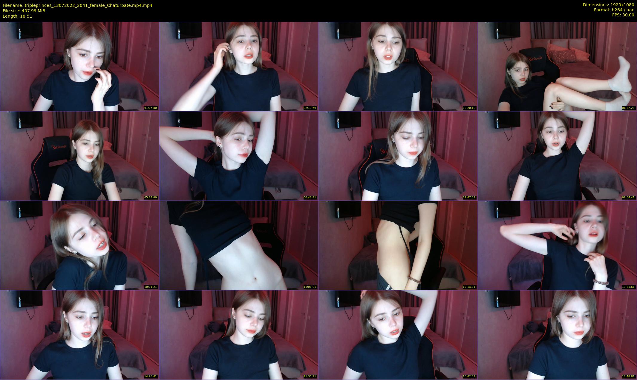 tripleprinces — 19 minute Chaturbate female cam show recording, 1080p, Jul 13, 2022