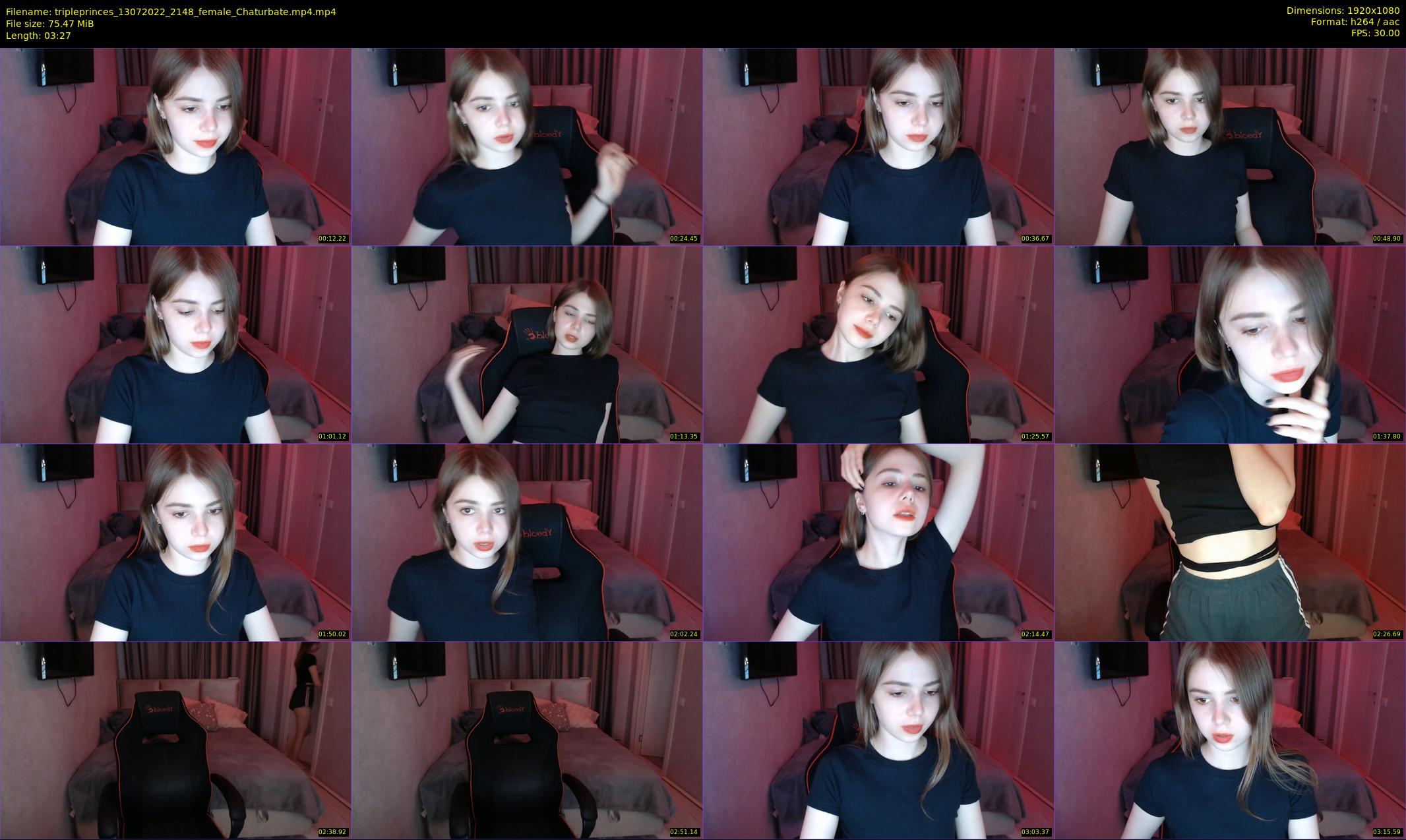 tripleprinces — 4 minute Chaturbate female cam show recording, 1080p, Jul 13, 2022