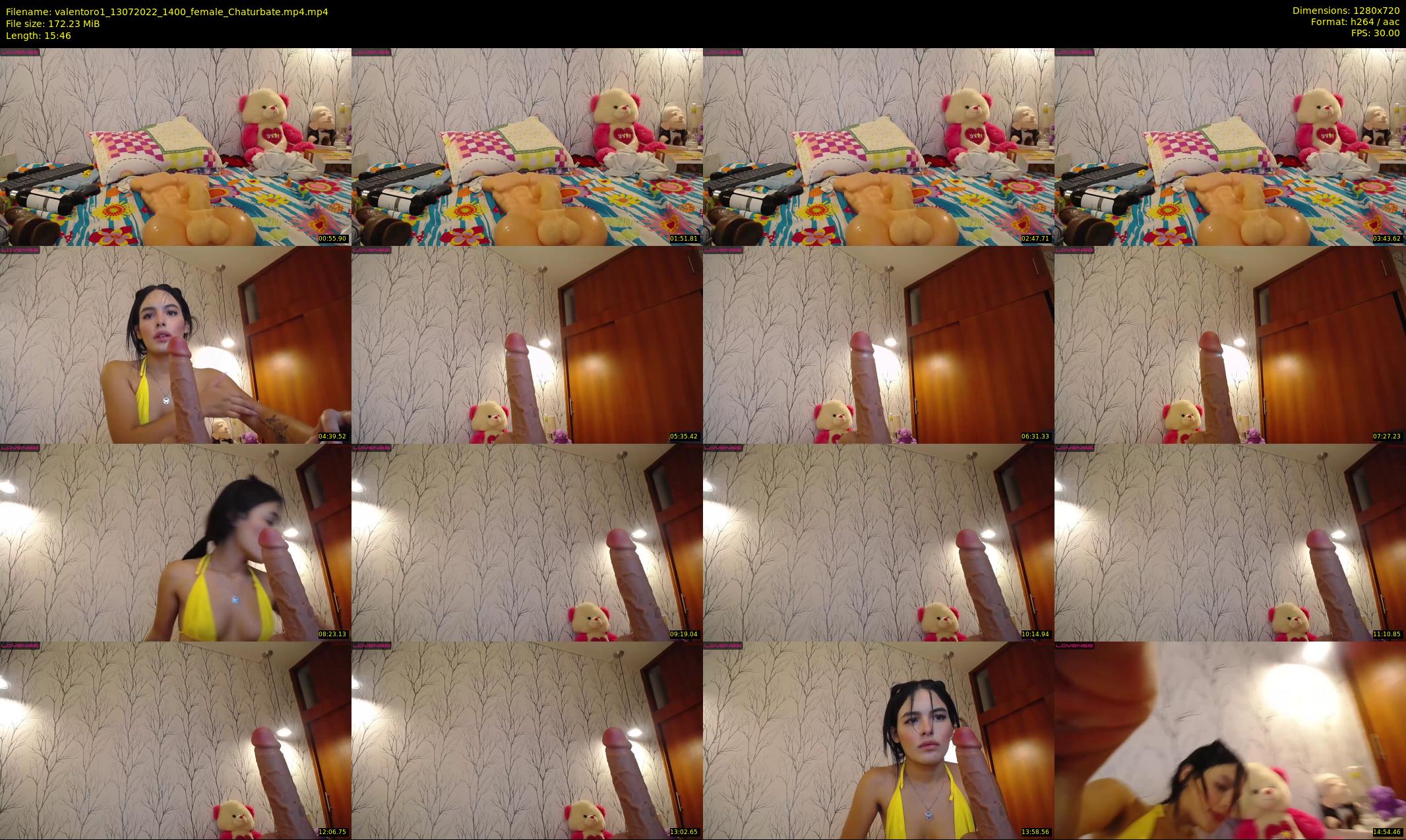 valentoro1 — 16 minute Chaturbate female cam show recording, 720p, Jul 13, 2022