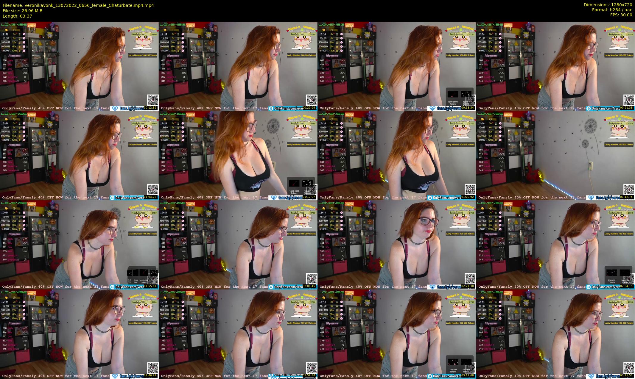 veronikavonk — 4 minute Chaturbate female cam show recording, 720p, Jul 13, 2022