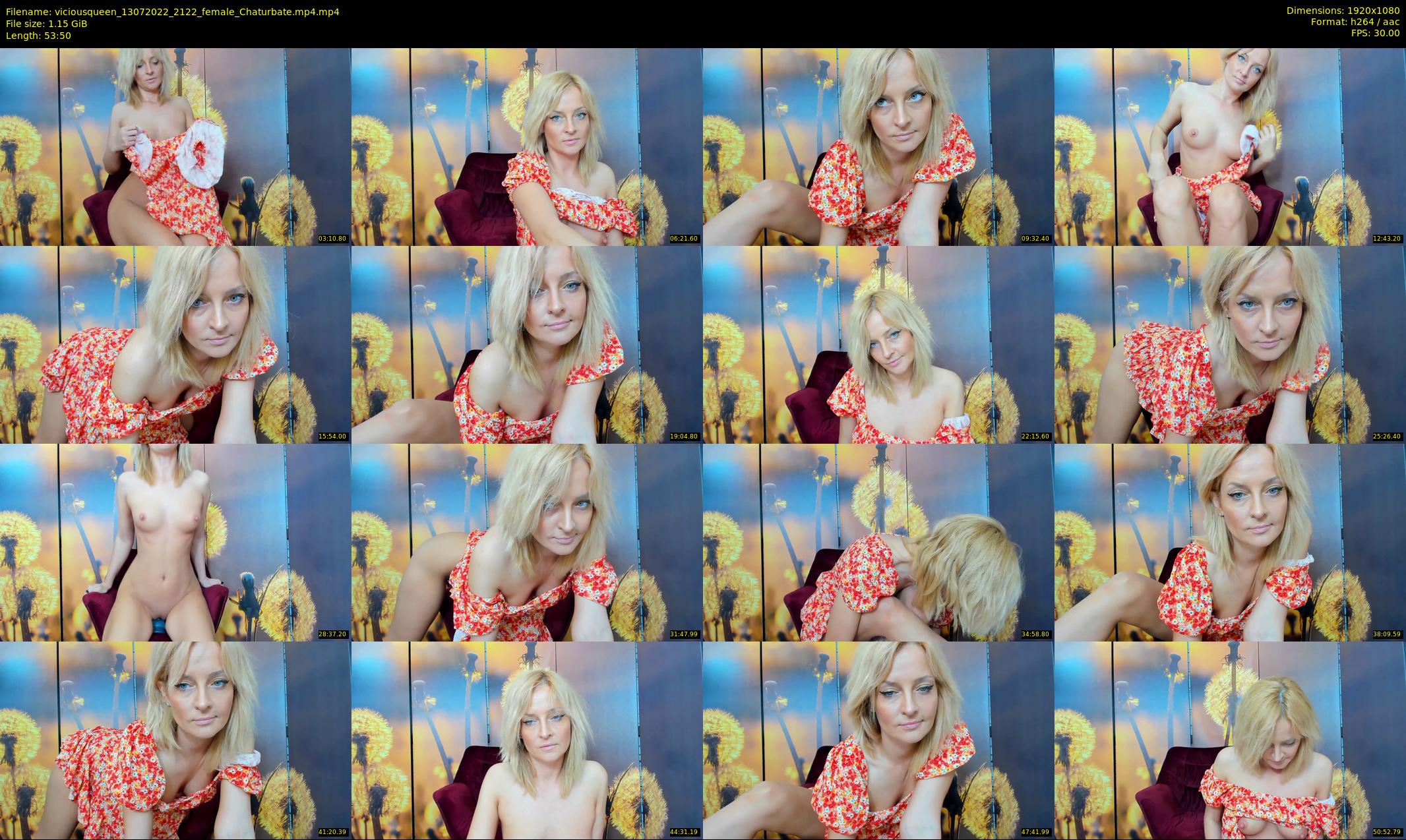 viciousqueen — 54 minute Chaturbate female cam show recording, 1080p, Jul 13, 2022
