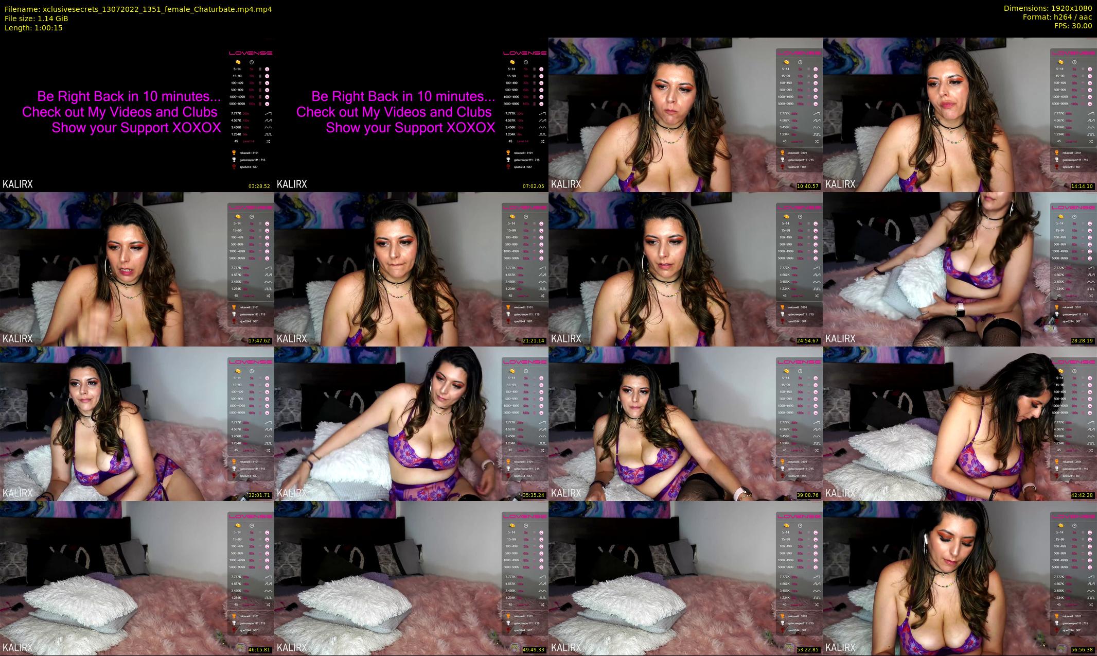 xclusivesecrets — 61 minute Chaturbate female cam show recording, 1080p, Jul 13, 2022
