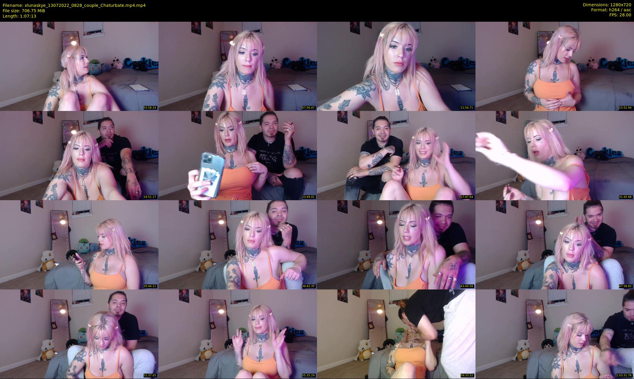xlunaskye — 68 minute Chaturbate female cam show recording, 720p, Jul 13, 2022