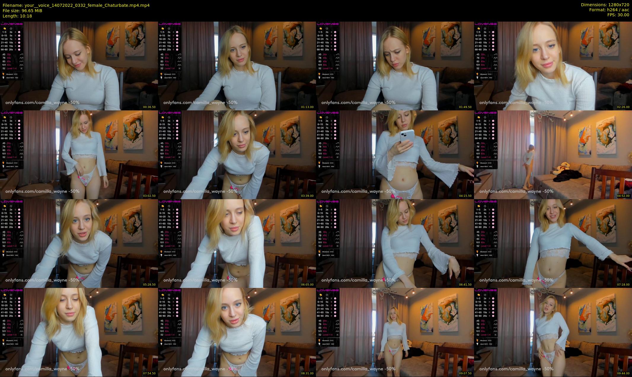 your__voice — 11 minute Chaturbate female cam show recording, 720p, Jul 14, 2022
