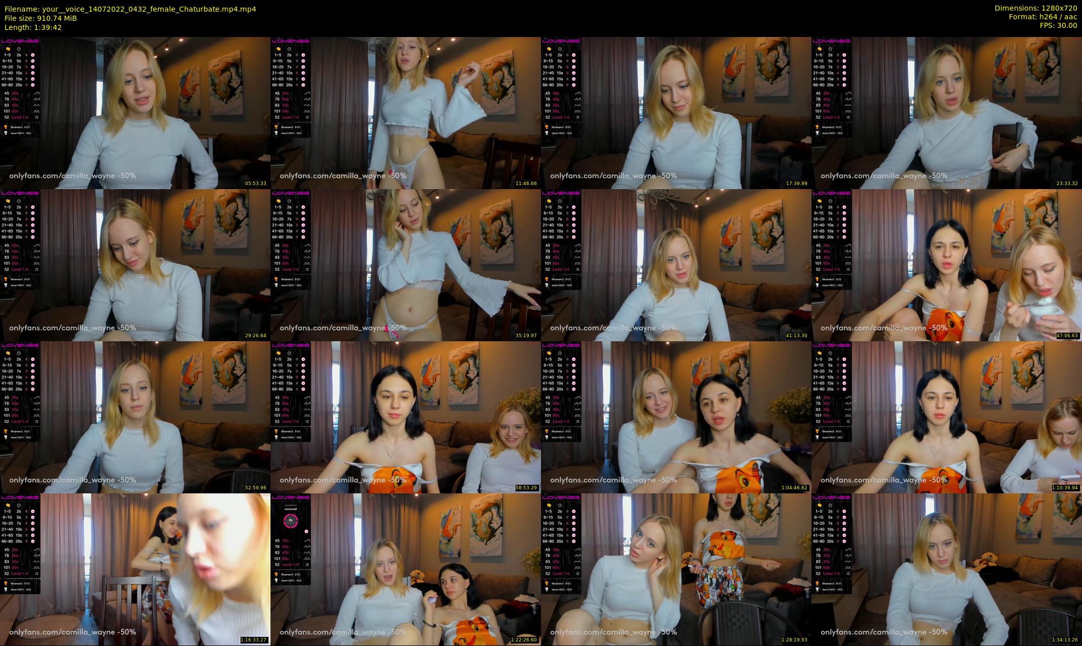 your__voice — 100 minute Chaturbate female cam show recording, 720p, Jul 14, 2022