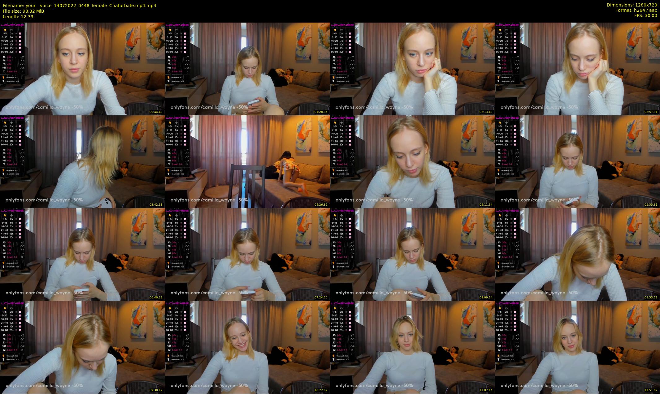 your__voice — 13 minute Chaturbate female cam show recording, 720p, Jul 14, 2022