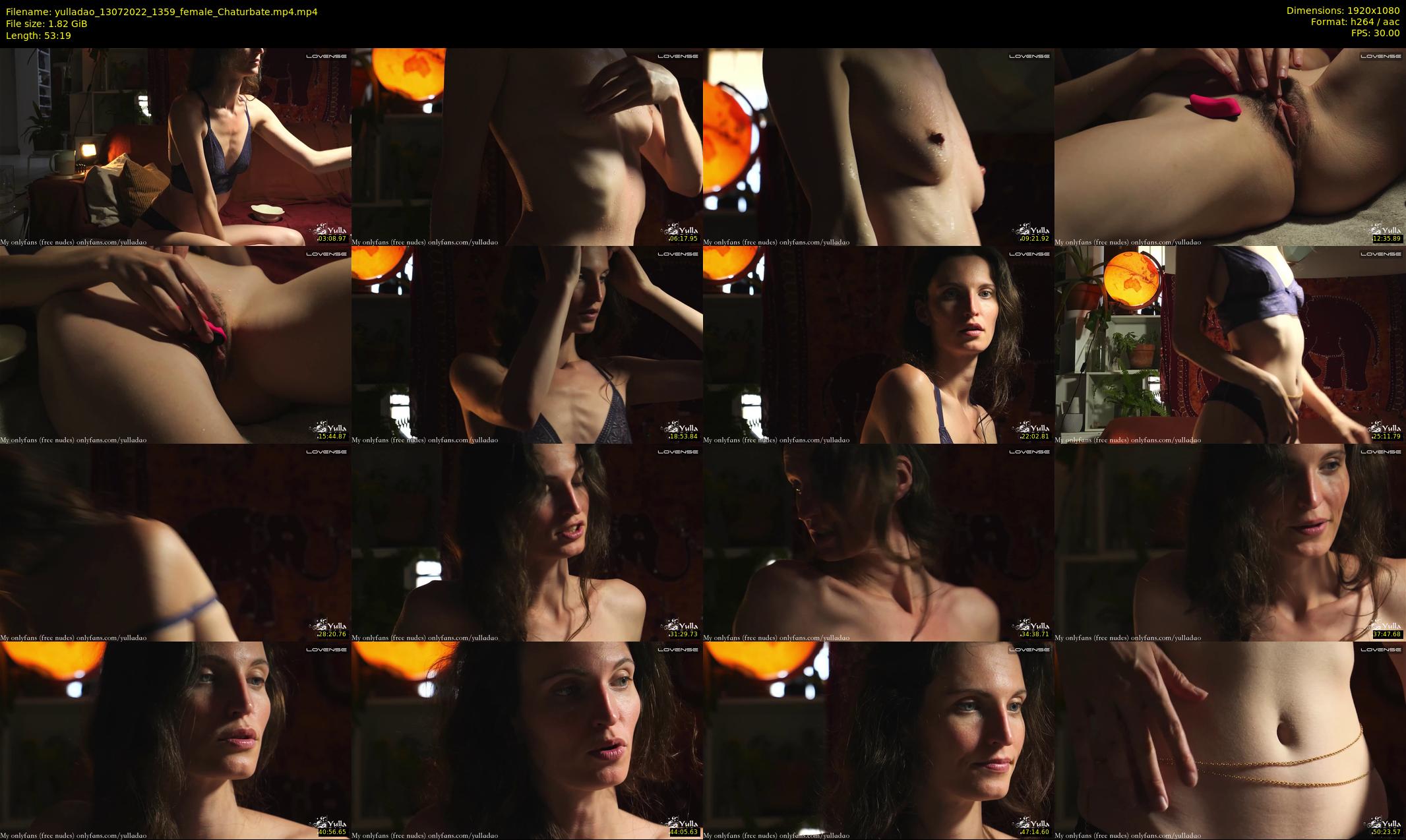 yulladao — 54 minute Chaturbate female cam show recording, 1080p, Jul 13, 2022