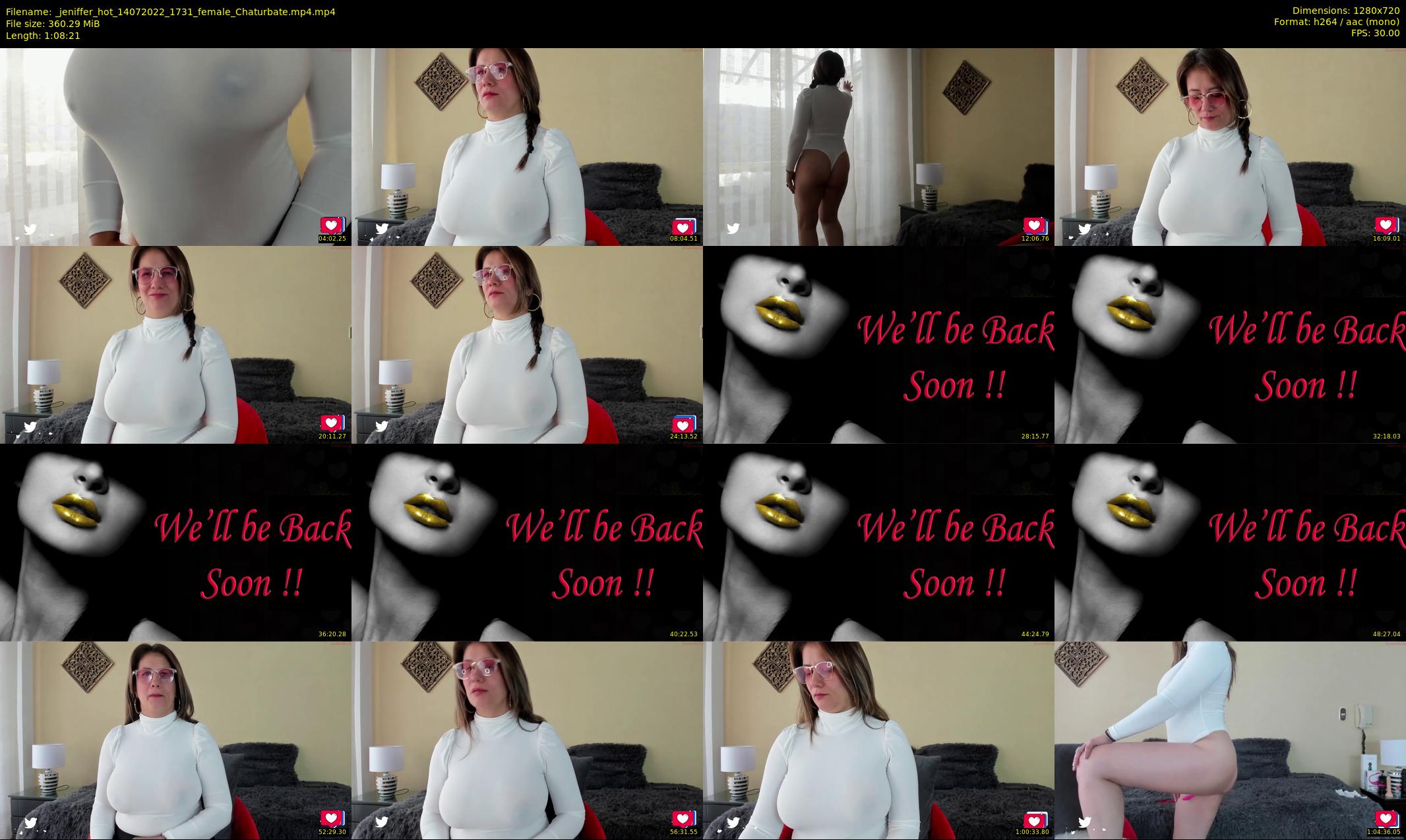 _jeniffer_hot — 69 minute Chaturbate female cam show recording, 720p, Jul 14, 2022
