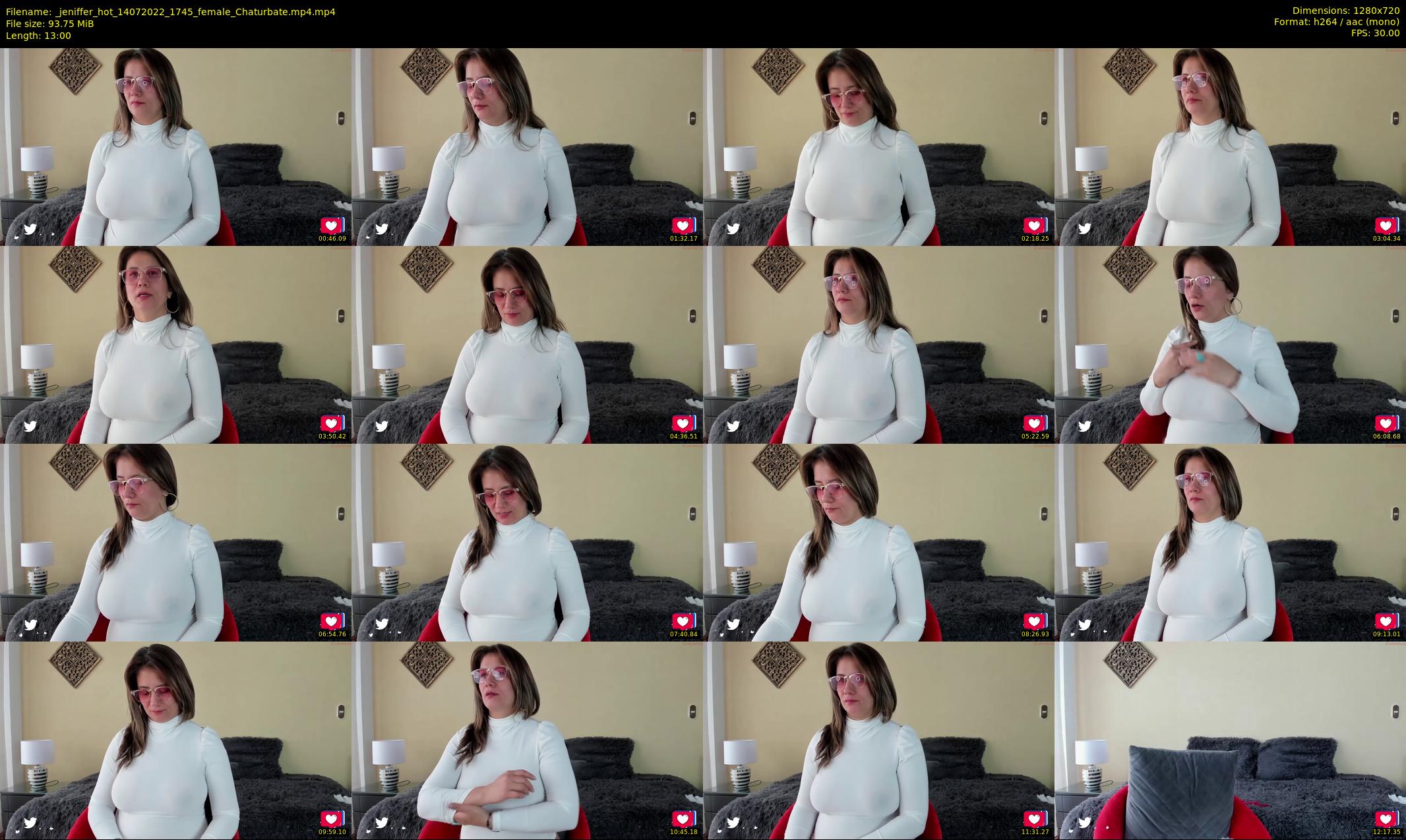 _jeniffer_hot — 13 minute Chaturbate female cam show recording, 720p, Jul 14, 2022