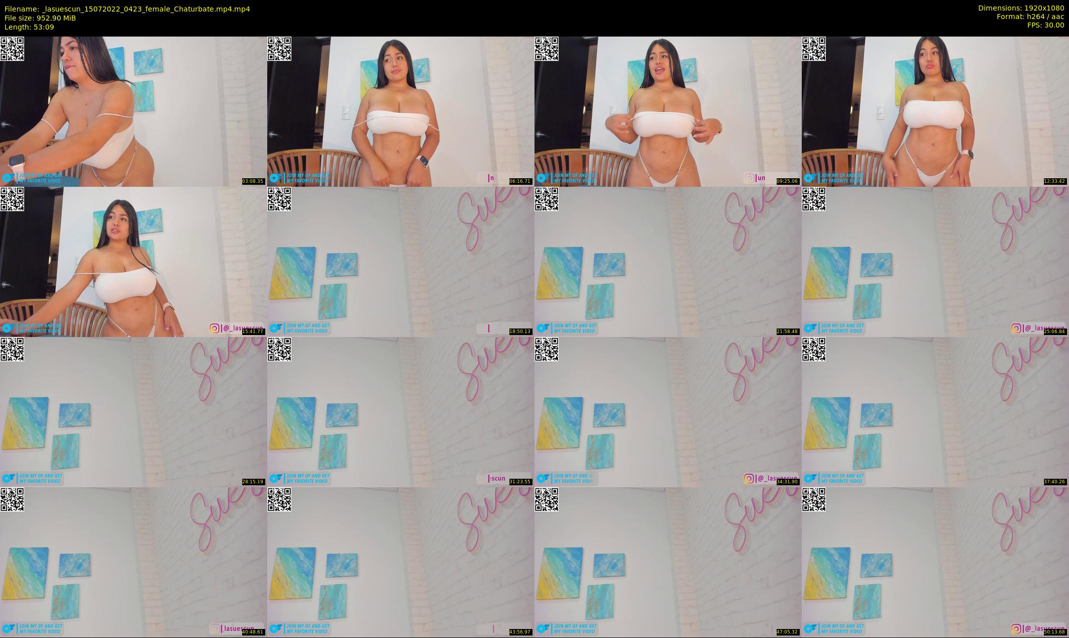 _lasuescun — 54 minute Chaturbate female cam show recording, 1080p, Jul 15, 2022