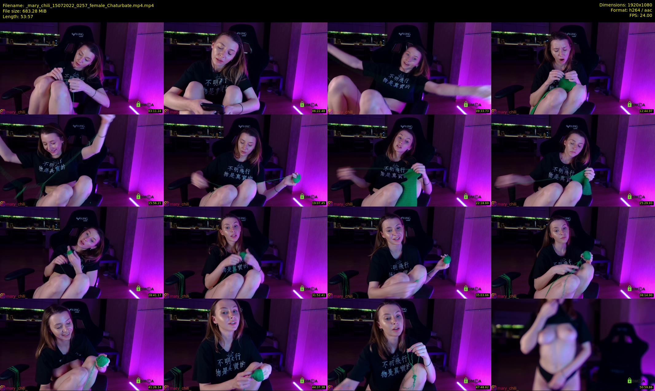 _mary_chili — 54 minute Chaturbate female cam show recording, 1080p, Jul 15, 2022