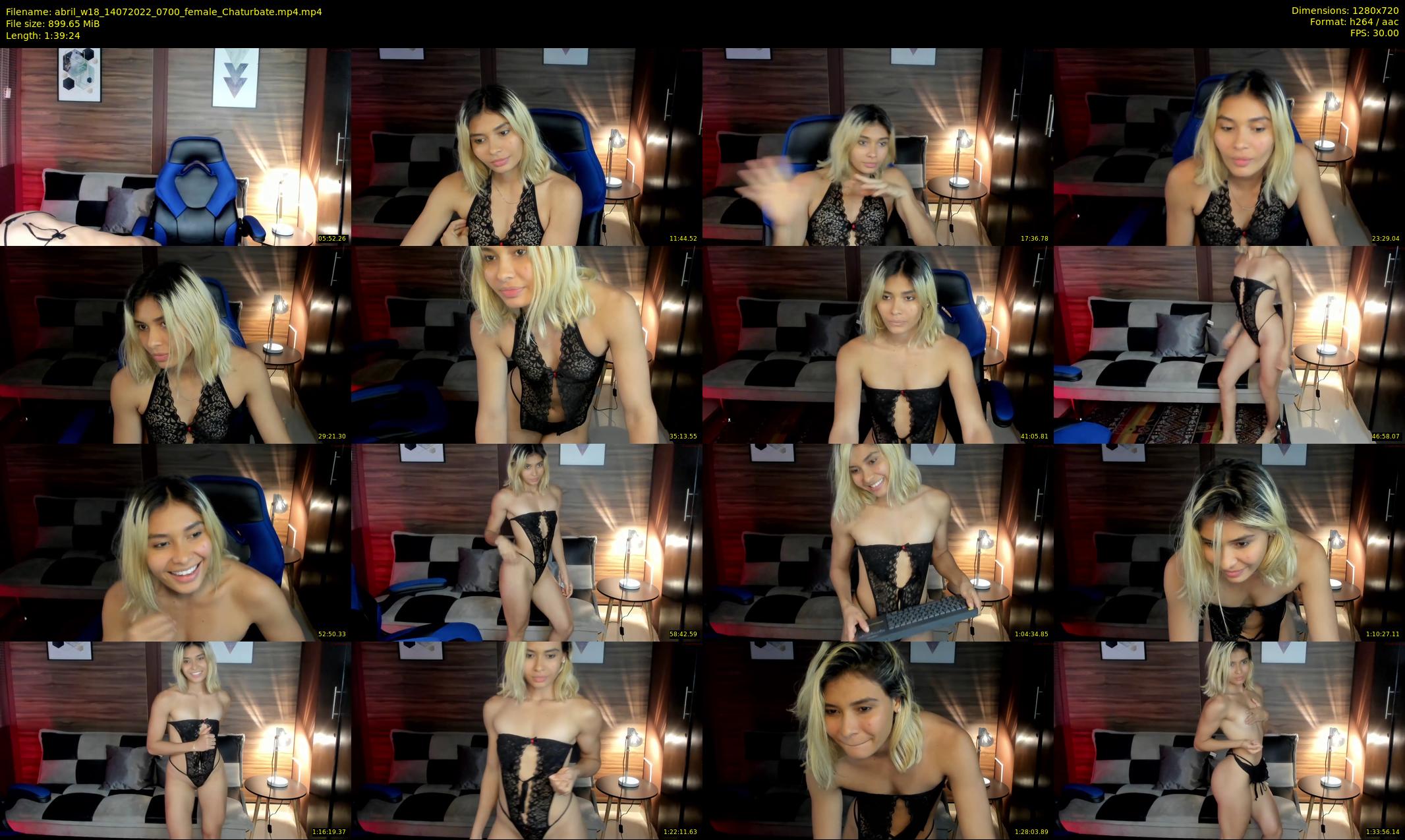 abril_w18 — 100 minute Chaturbate female cam show recording, 720p, Jul 14, 2022