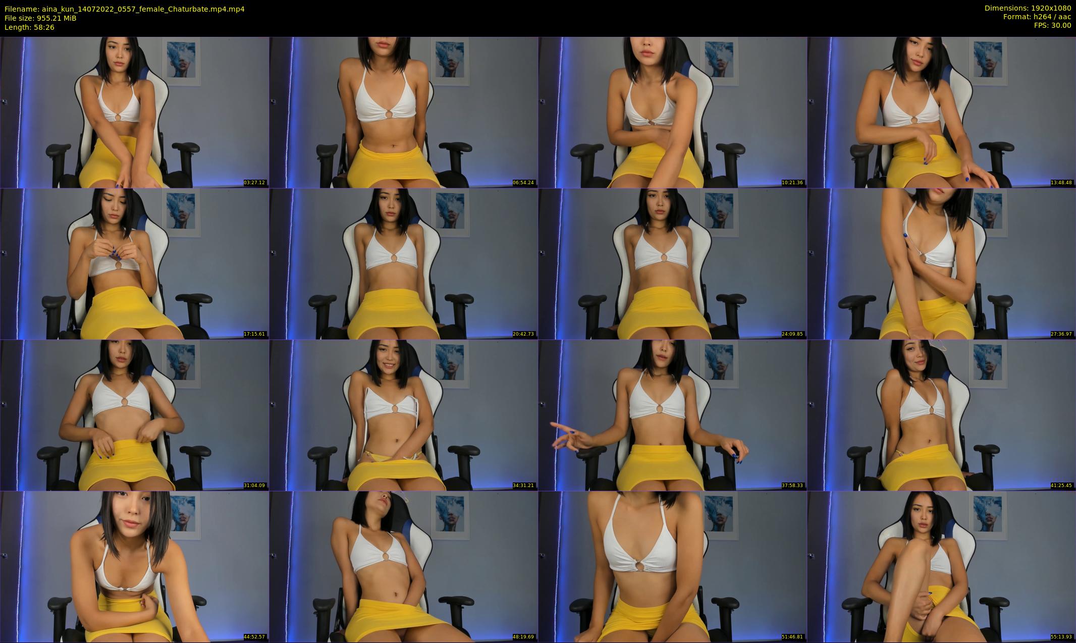 aina_kun — 59 minute Chaturbate female cam show recording, 1080p, Jul 14, 2022