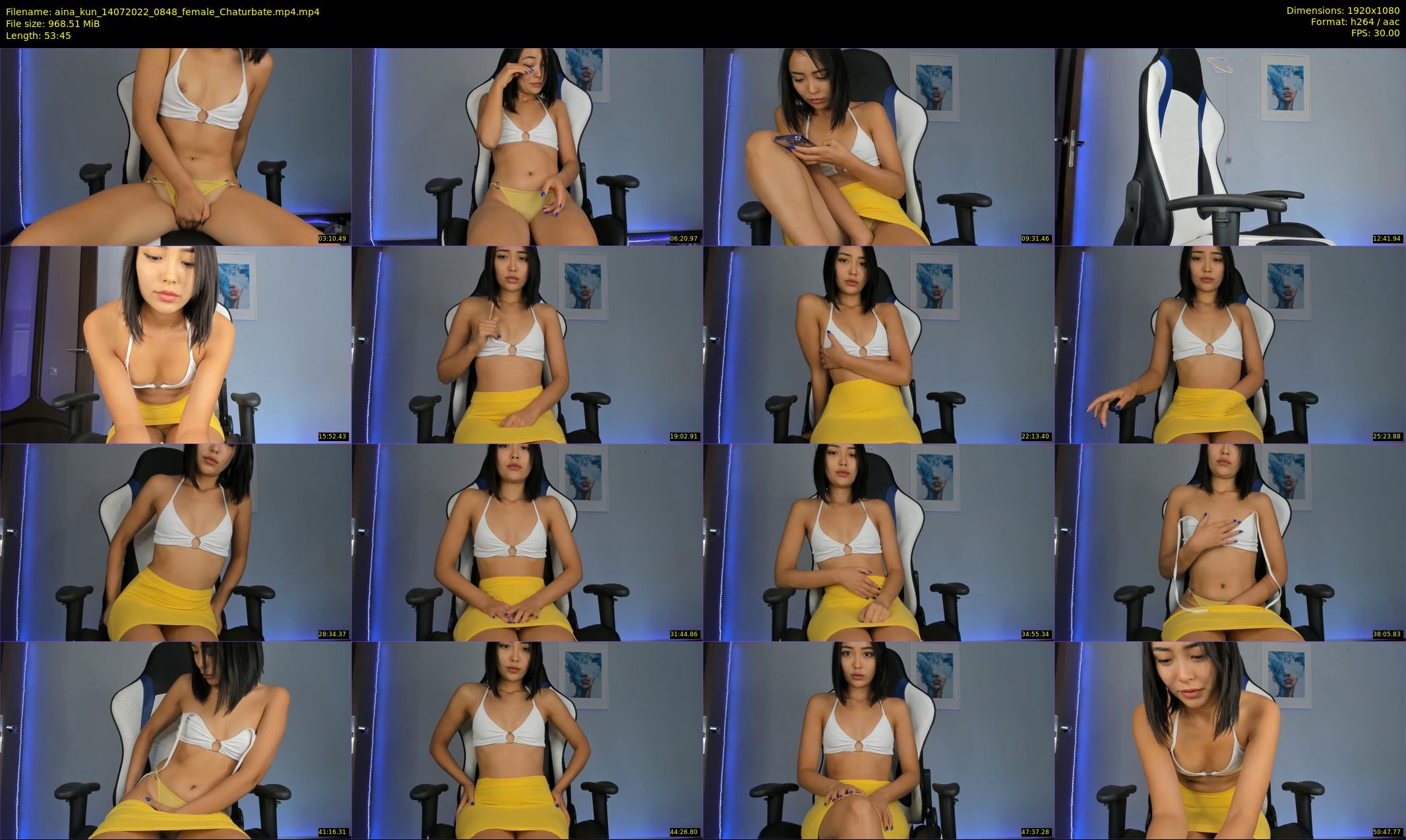 aina_kun — 54 minute Chaturbate female cam show recording, 1080p, Jul 14, 2022