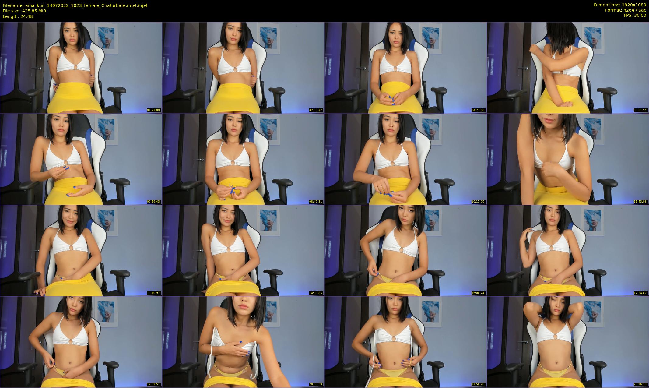 aina_kun — 25 minute Chaturbate female cam show recording, 1080p, Jul 14, 2022