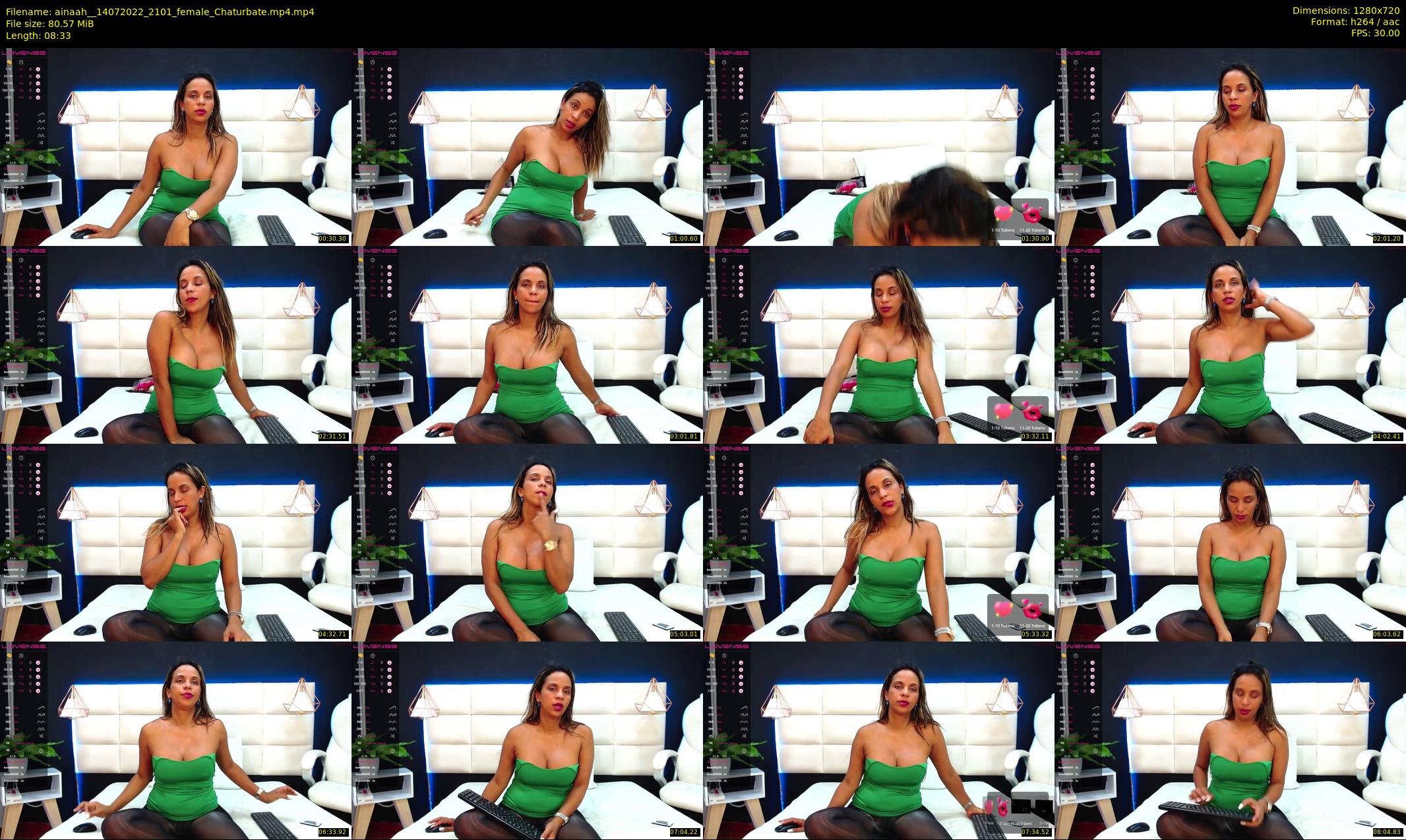 ainaah_ — 9 minute Chaturbate female cam show recording, 720p, Jul 14, 2022