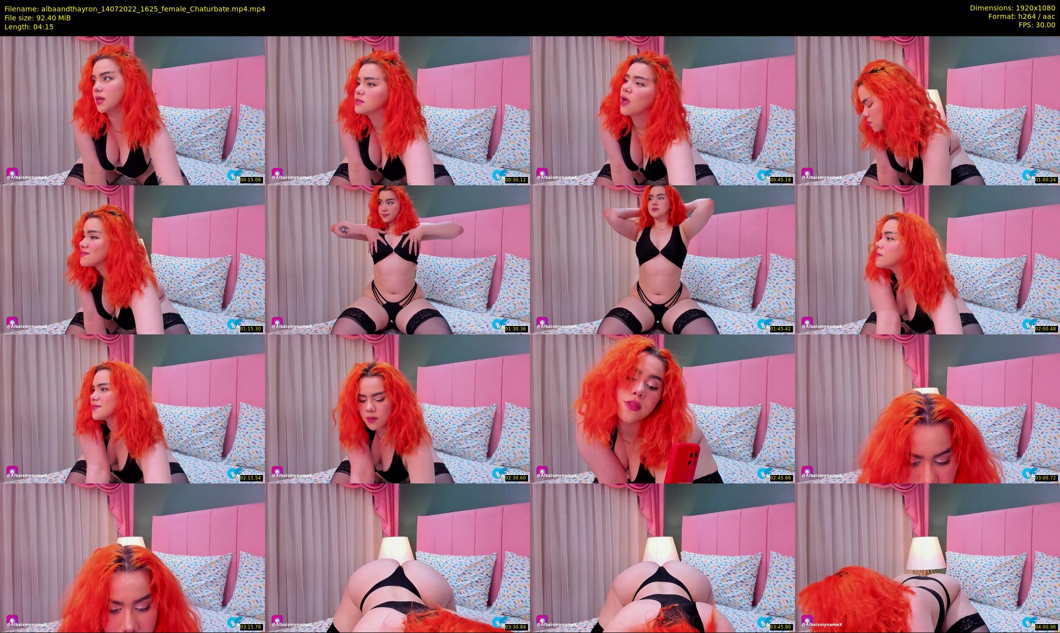 albaandthayron — 5 minute Chaturbate couple cam show recording, 1080p, Jul 14, 2022