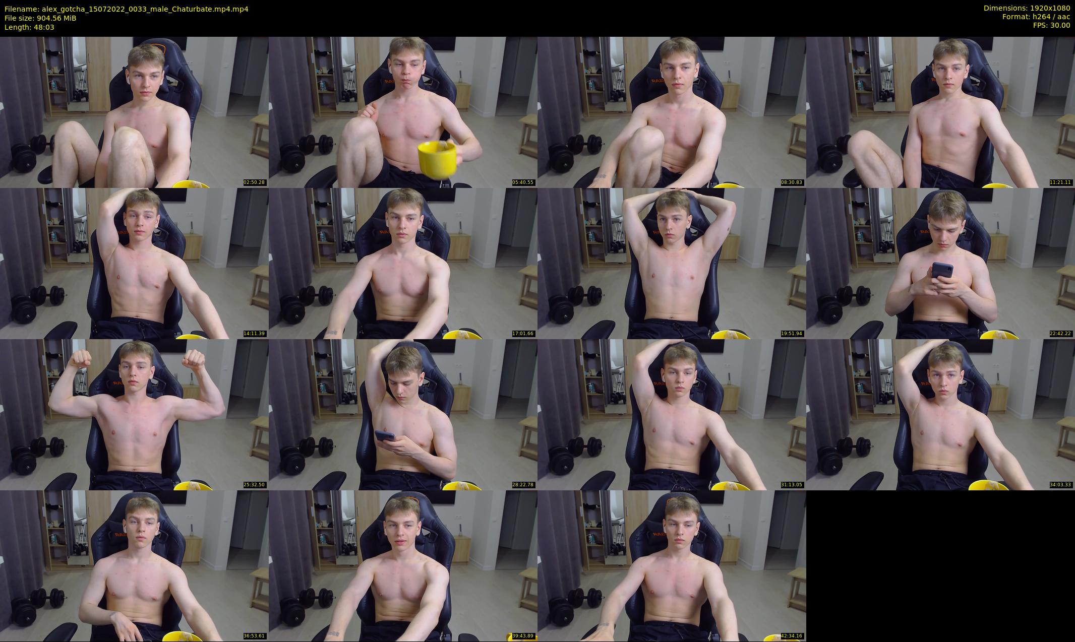 alex_gotcha — 49 minute Chaturbate male cam show recording, 1080p, Jul 15, 2022