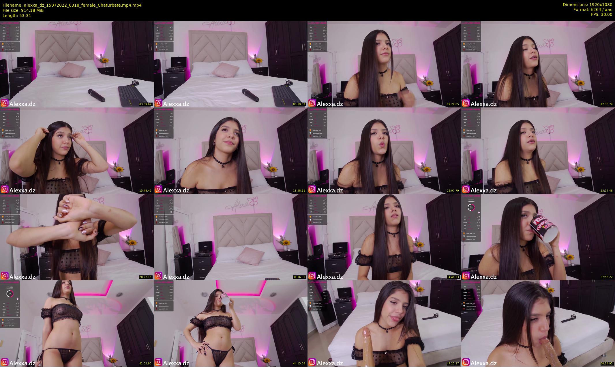 alexxa_dz — 54 minute Chaturbate female cam show recording, 1080p, Jul 15, 2022