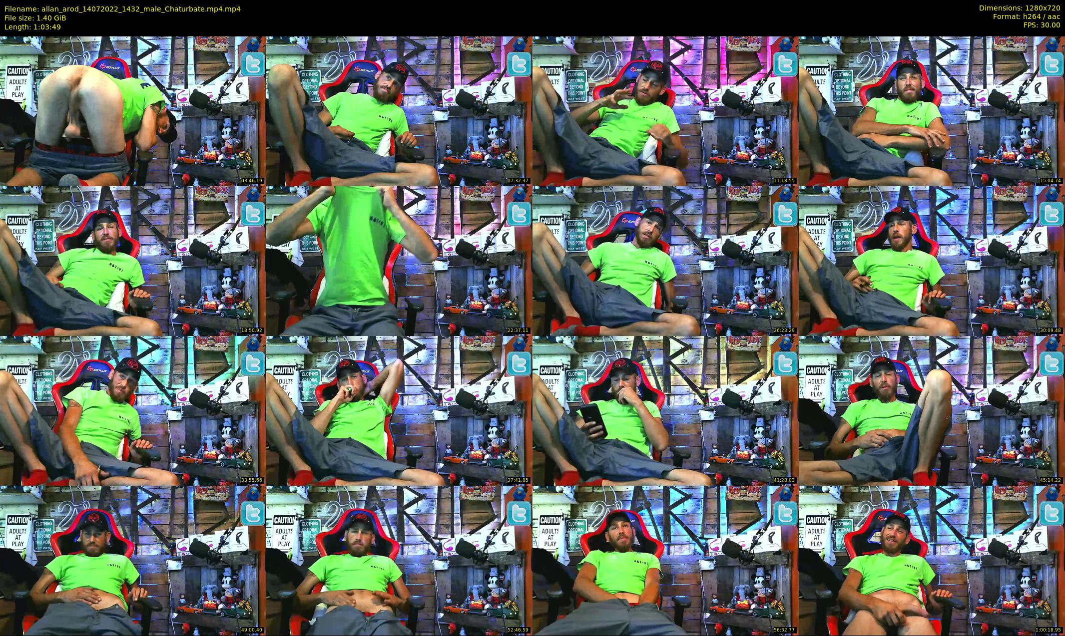 allan_arod — 64 minute Chaturbate male cam show recording, 720p, Jul 14, 2022
