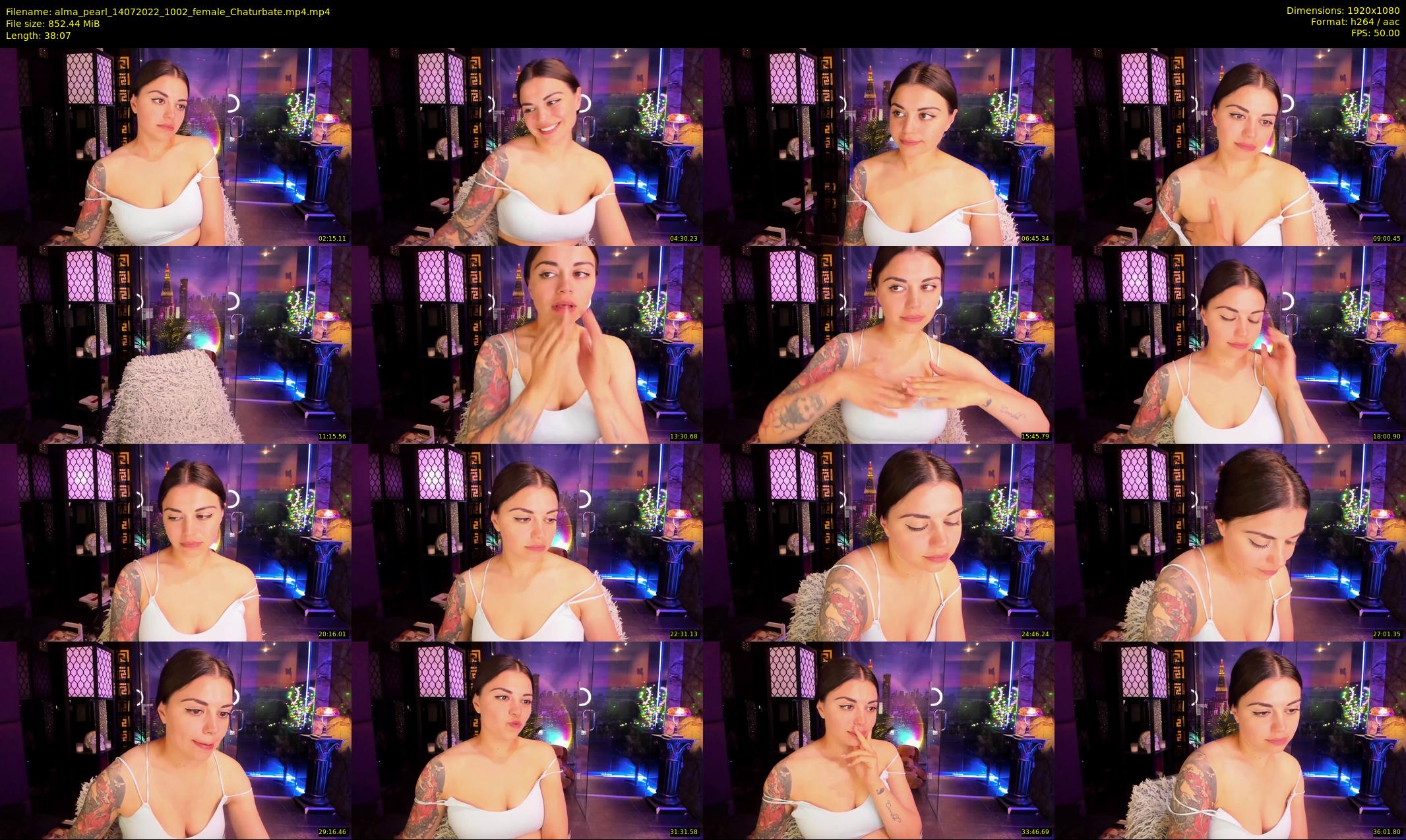 alma_pearl — 39 minute Chaturbate female cam show recording, 1080p, Jul 14, 2022