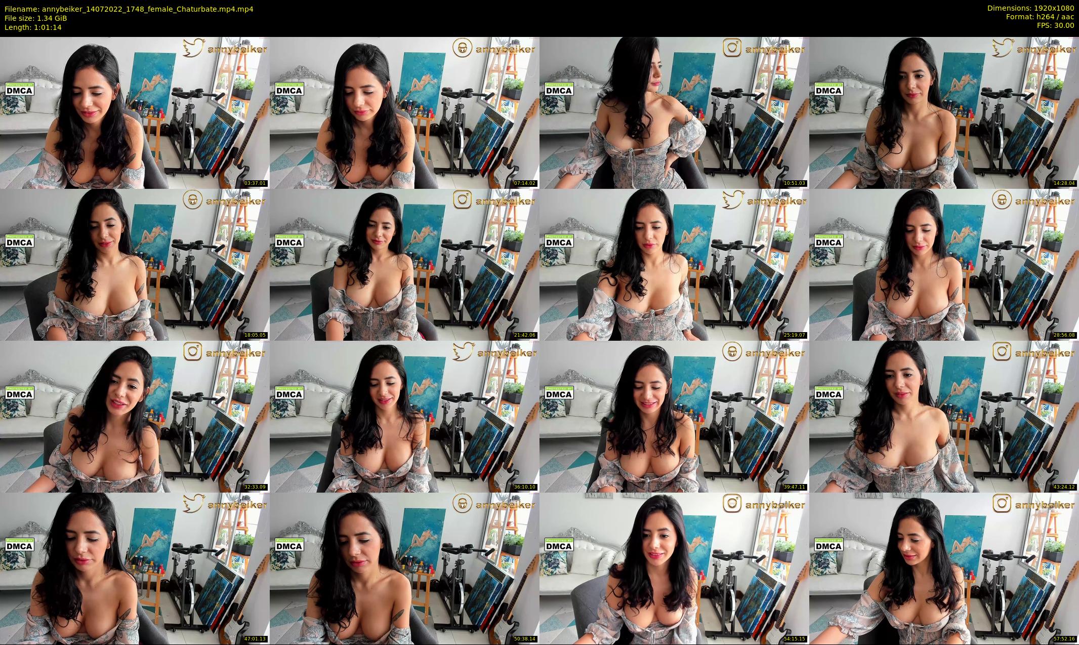 annybeiker — 62 minute Chaturbate female cam show recording, 1080p, Jul 14, 2022
