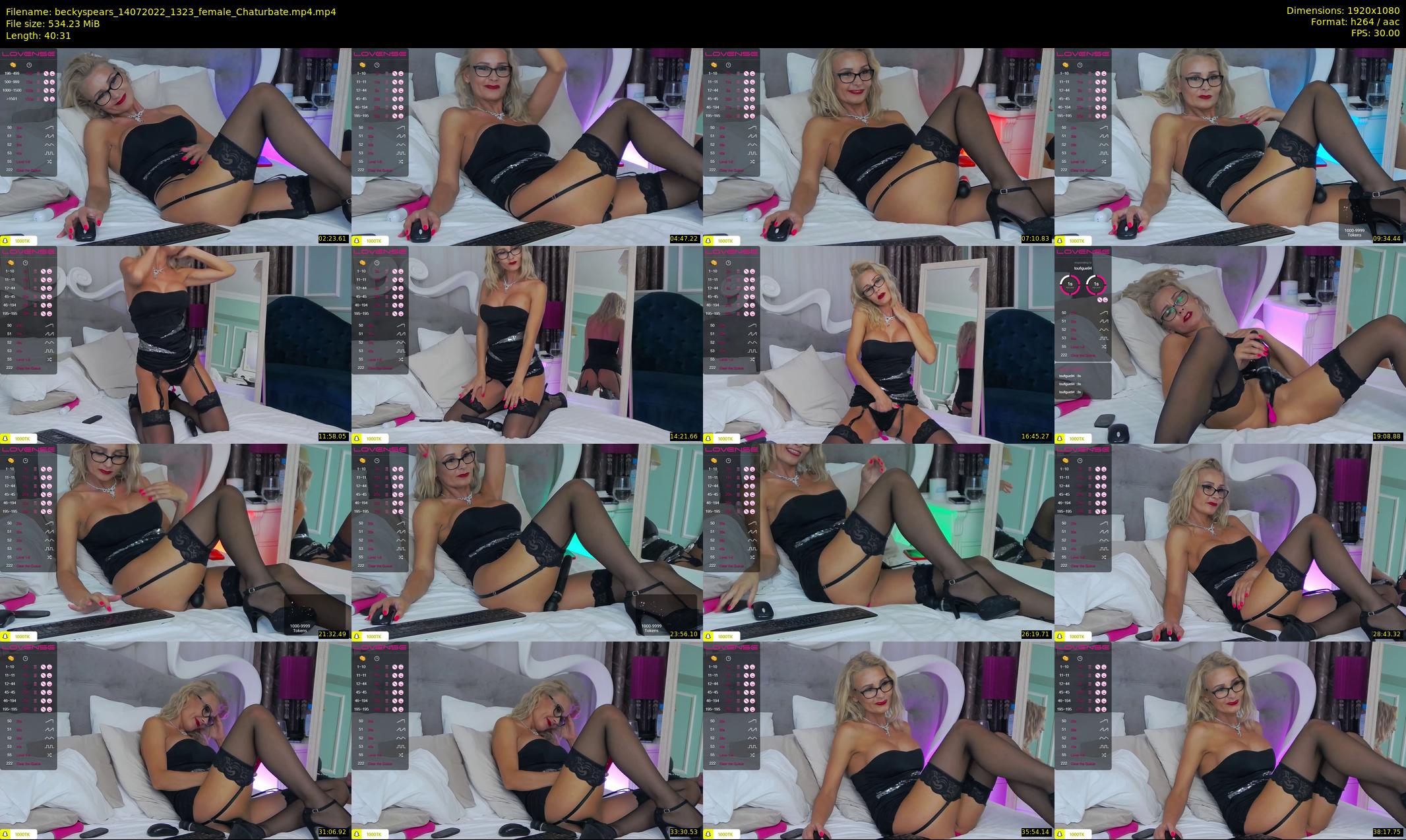 beckyspears — 41 minute Chaturbate female cam show recording, 1080p, Jul 14, 2022