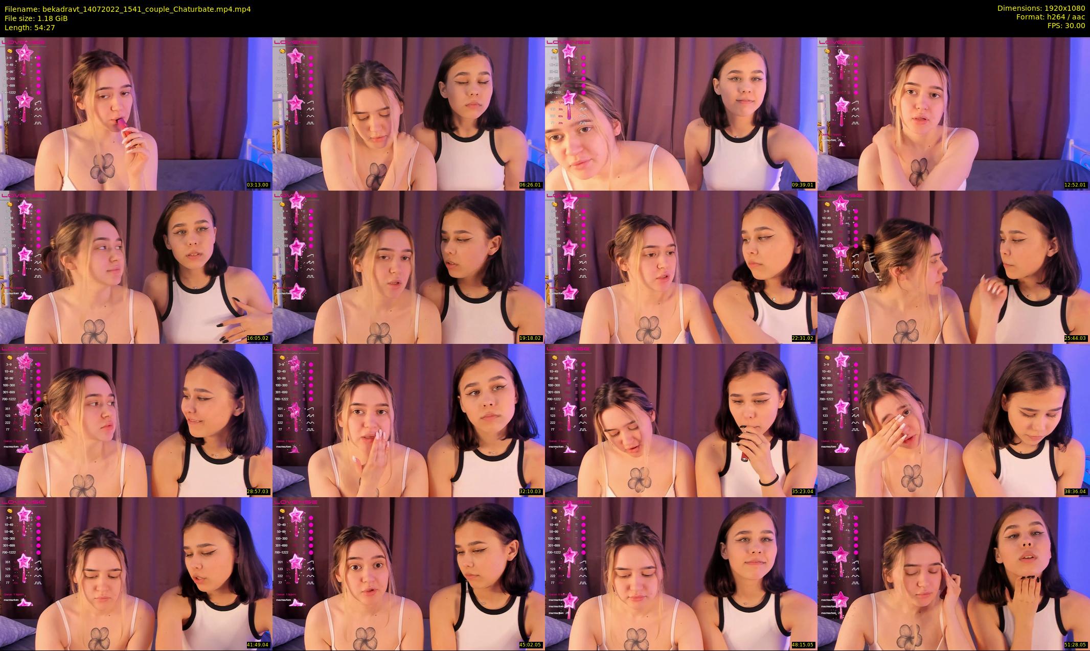 bekadravt — 55 minute Chaturbate couple cam show recording, 1080p, Jul 14, 2022