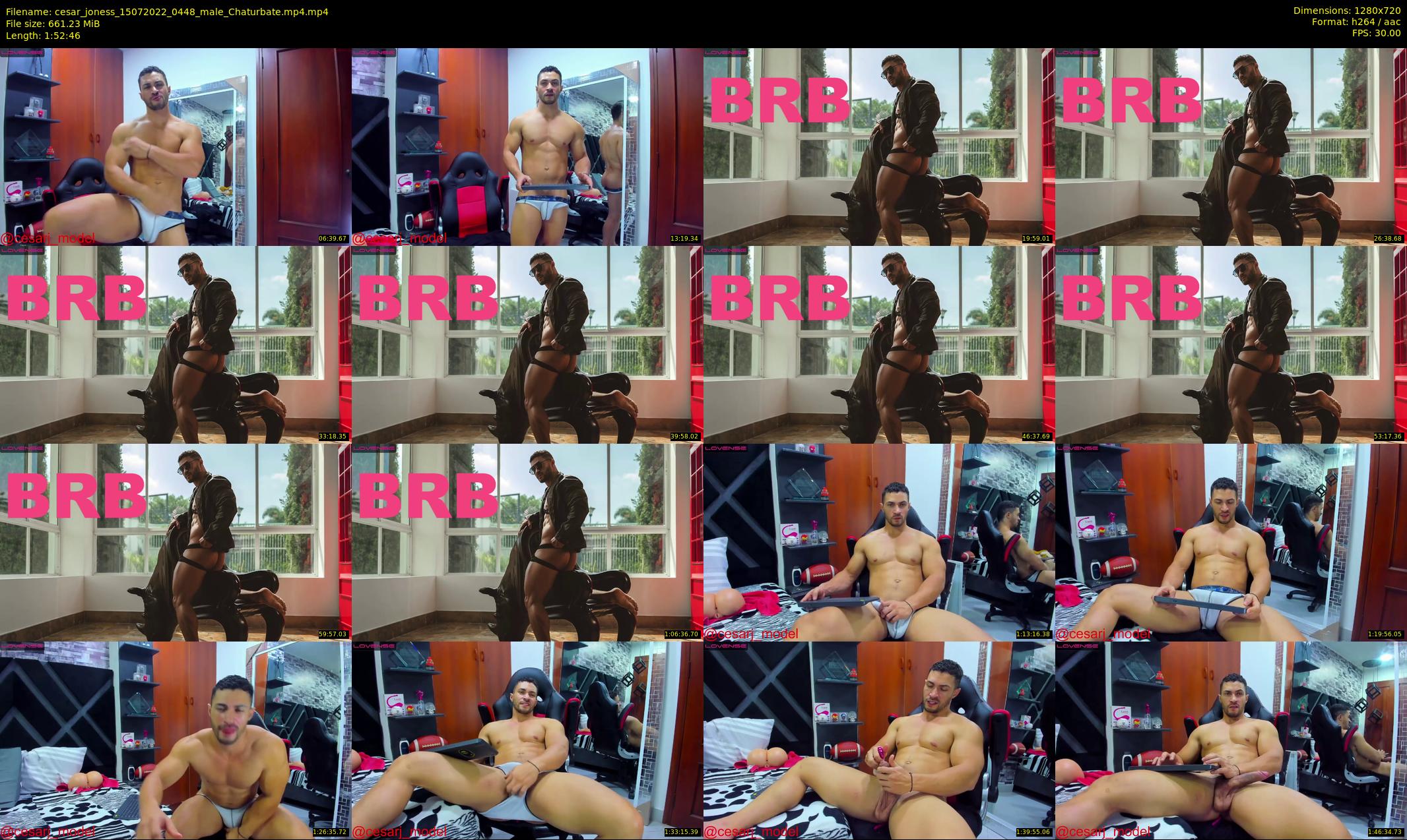 cesar_joness — 113 minute Chaturbate male cam show recording, 720p, Jul 15, 2022